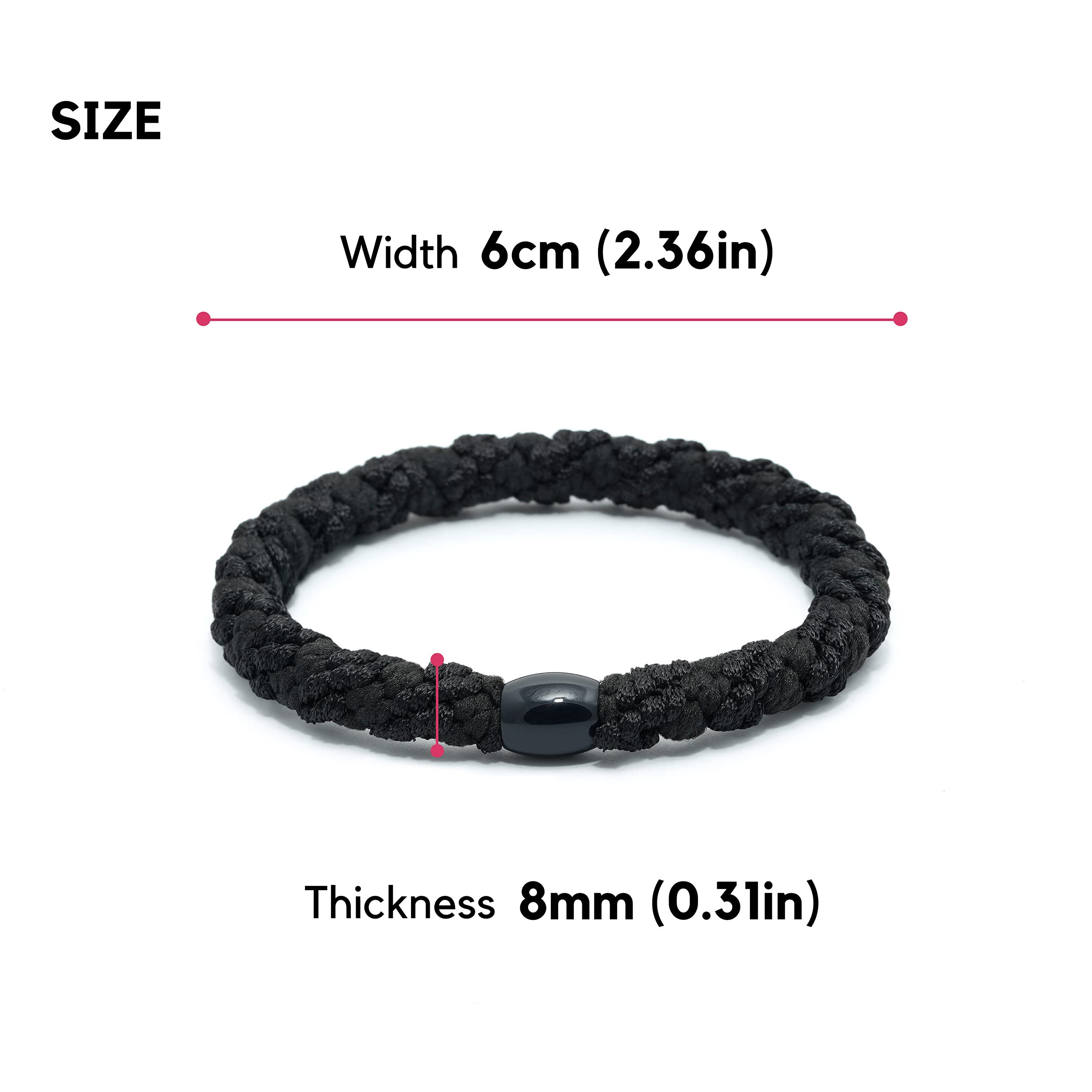 18 Pcs No Damage Hair Ties for Women & Girls - Soft Ponytail Holders for Thick Hair, No Crease Elastic Hair Bands | Perfect for Workouts, Yoga, Office & Daily Use