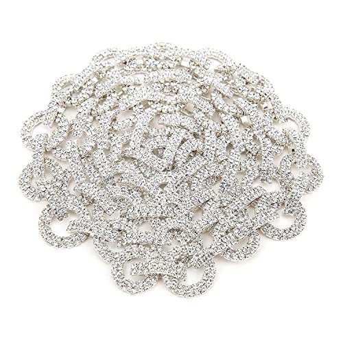 Rhinestone Chain for Women - Elegant & Durable Crystal Decor for Headbands, Hair Accessories | Perfect for Birthday Parties, Holiday Events, Weddings & Formal Dinners
