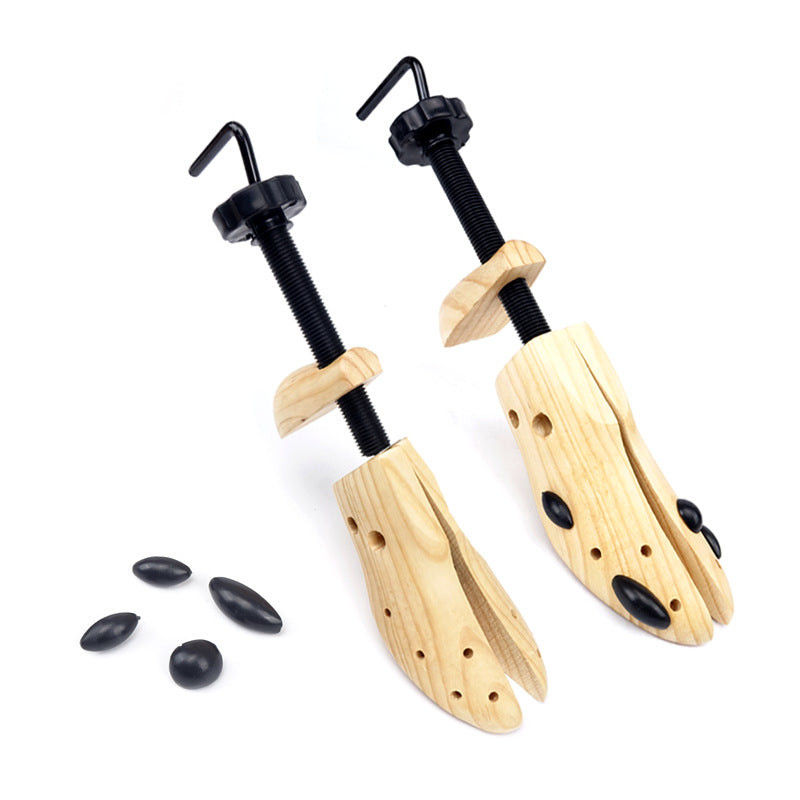 1 PCS Adjustable Wooden Shoe Stretcher for Men & Women - Medium Size (EUR 39-41) | Comfortable Shoe Expander for Tight Shoes, Boots & High Heels | Perfect for Home, Travel & Shoe Repair Shops