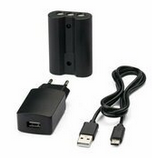 Geo Fennel SET - Rechargeable Li-Ion Battery & Fast Charger for Home, Office, and Outdoor Use