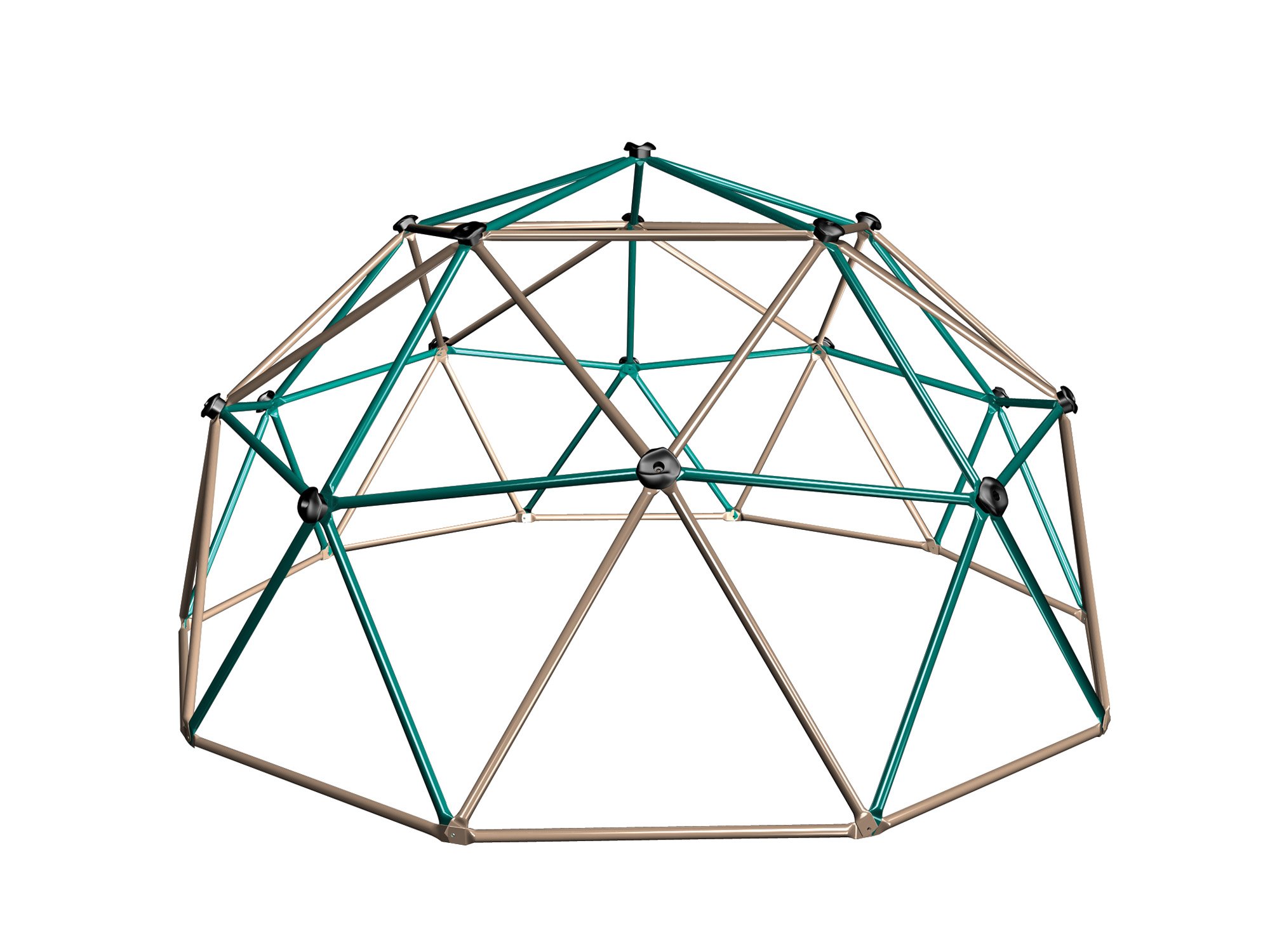 Lifetime Geometric Dome Climber Play Center for Kids - Earthtone Outdoor Jungle Gym for Backyard, Park & School Playground - Durable Steel Frame & High-Quality Plastic Construction for Safe Climbing Fun