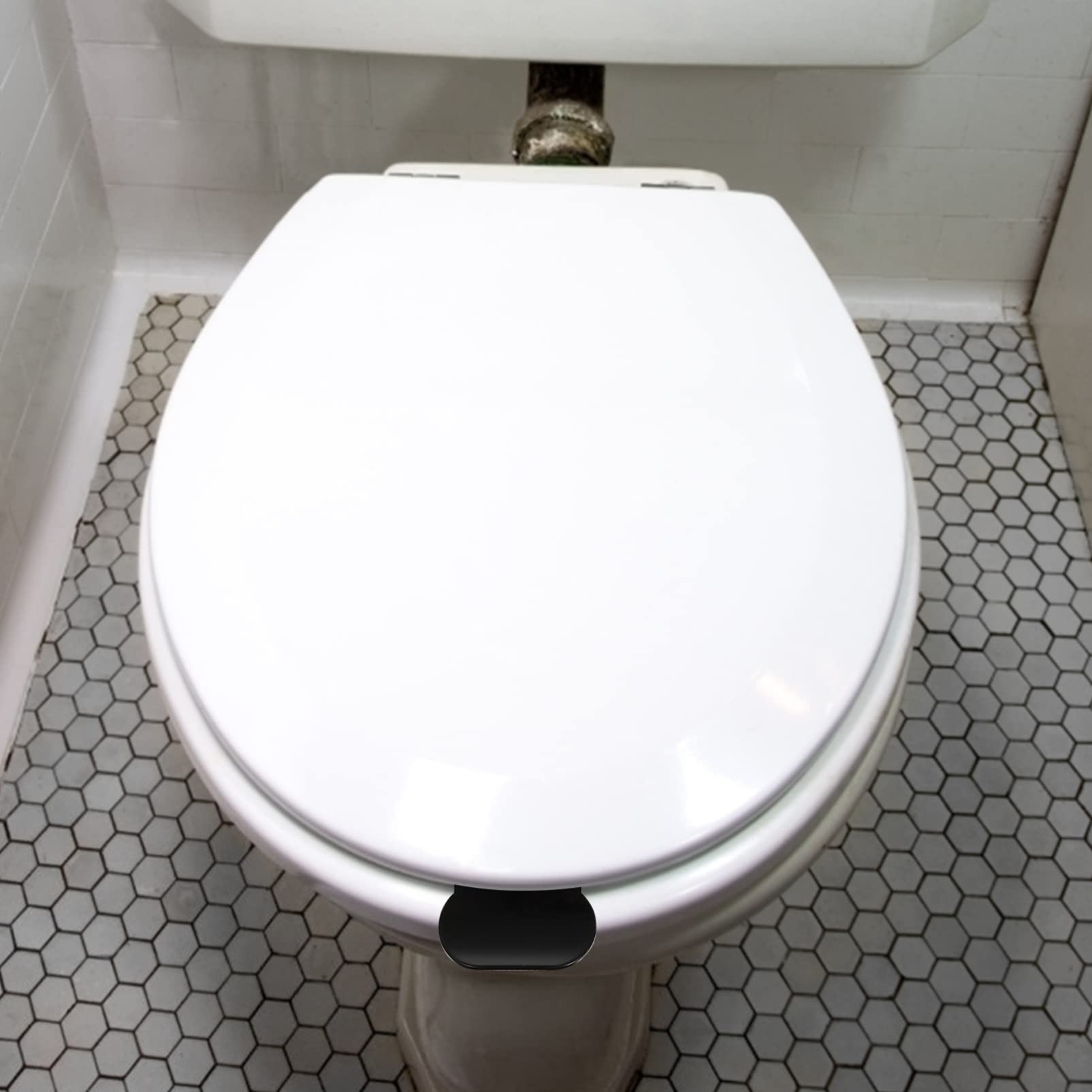 DOITOOL 4-Pack Toilet Seat Cover Lifters - Durable Bathroom Accessories for Home, Office, Hotel & Restaurant - Black (Ideal for Hands-Free Hygiene & Easy Cleaning)