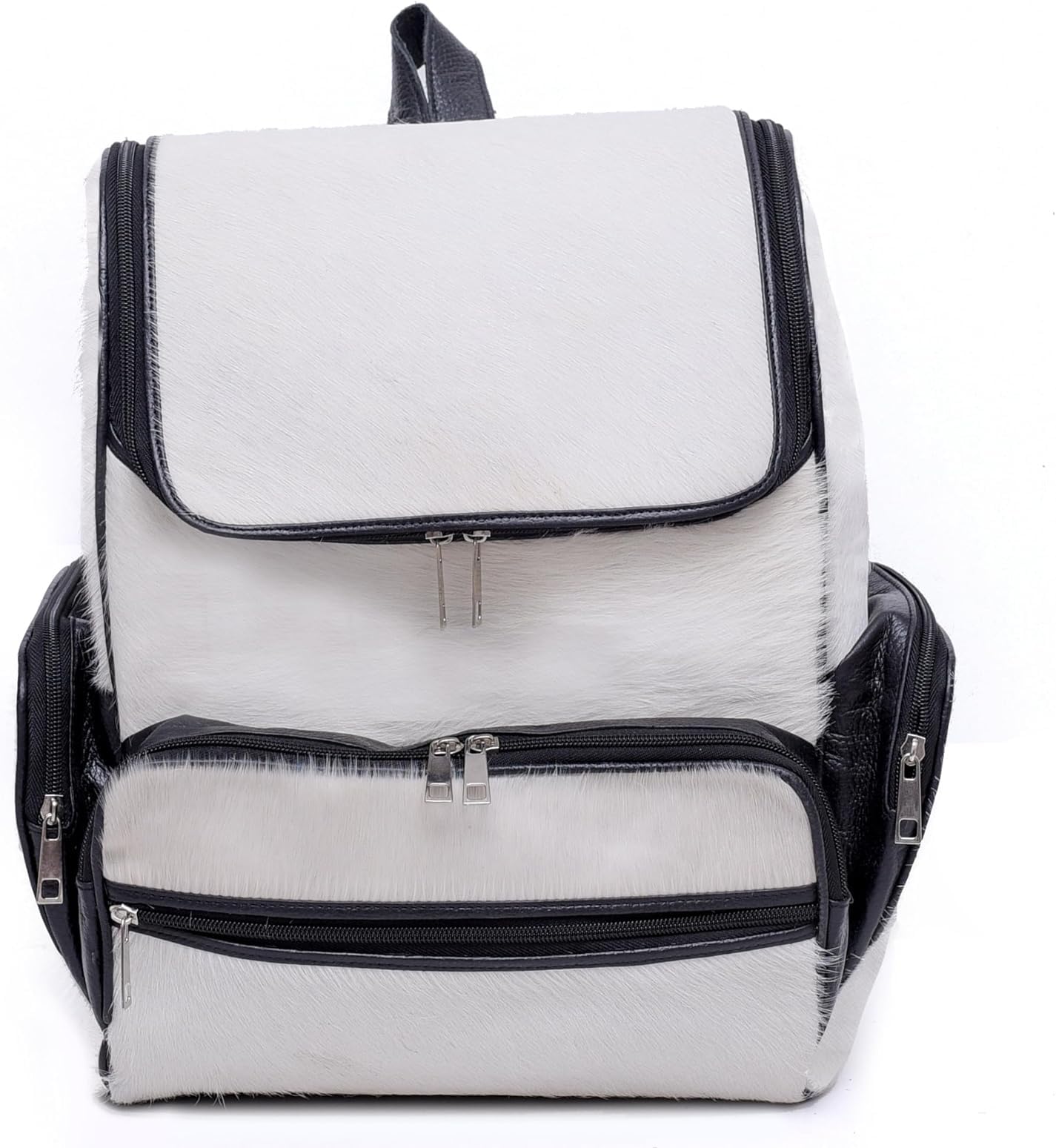 Genuine Cowhide Leather Backpack for Women - 15.6 Inch Laptop Compartment, Travel & Diaper Bag - Western Style Durable Backpack for Work, College & Outdoor Adventures