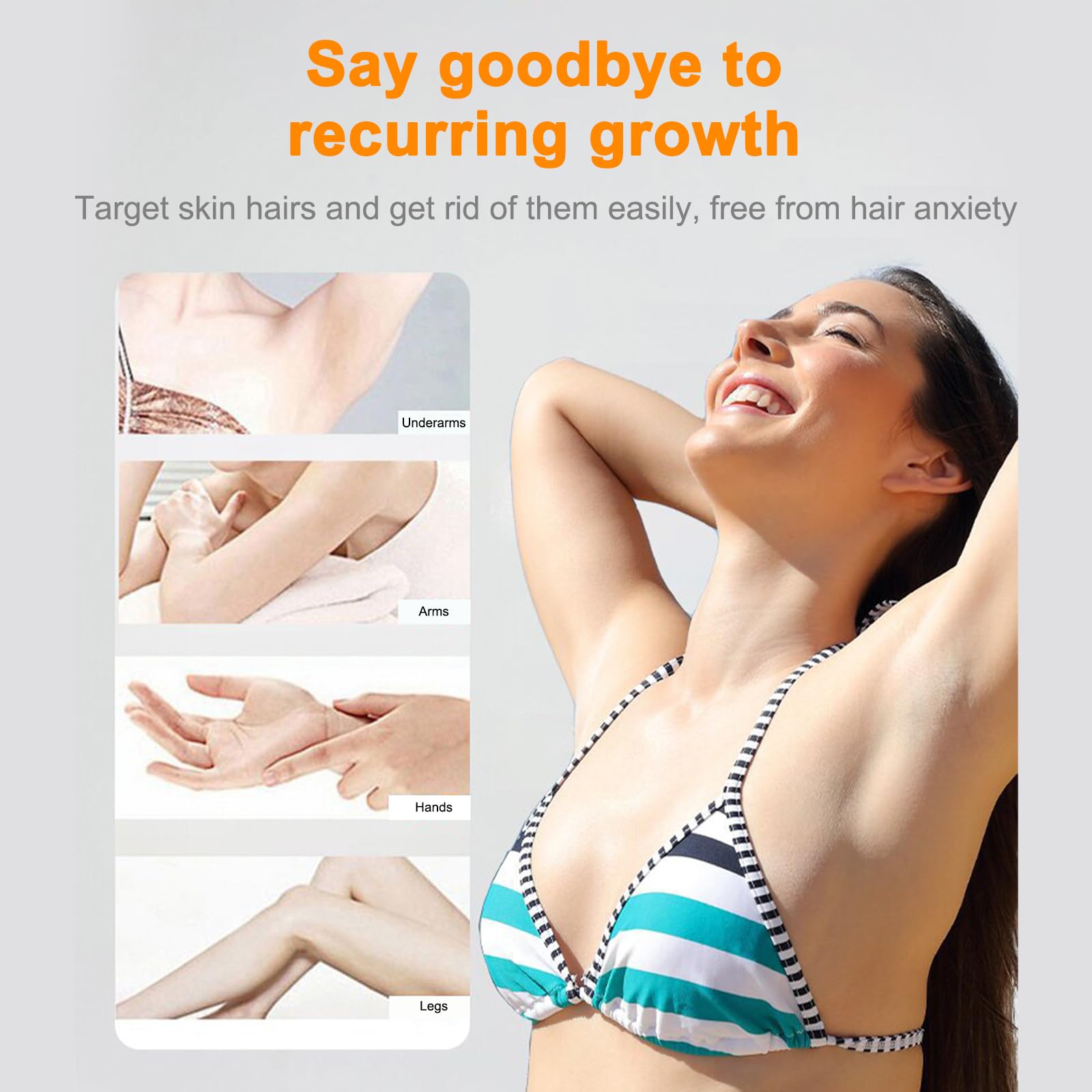 Electric Bikini Trimmer & Body Hair Shaver - Dual Head Rechargeable Women's Shaver for Legs, Underarms, Lips & Intimate Areas - Smooth Skin at Home or Travel