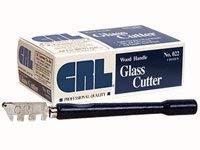 CRL Wood Handle Glass Cutters - 12 Pack Professional Glass Cutting Tools for DIY, Stained Glass & Mosaic Projects - Perfect for Artists, Crafters & Home Improvement