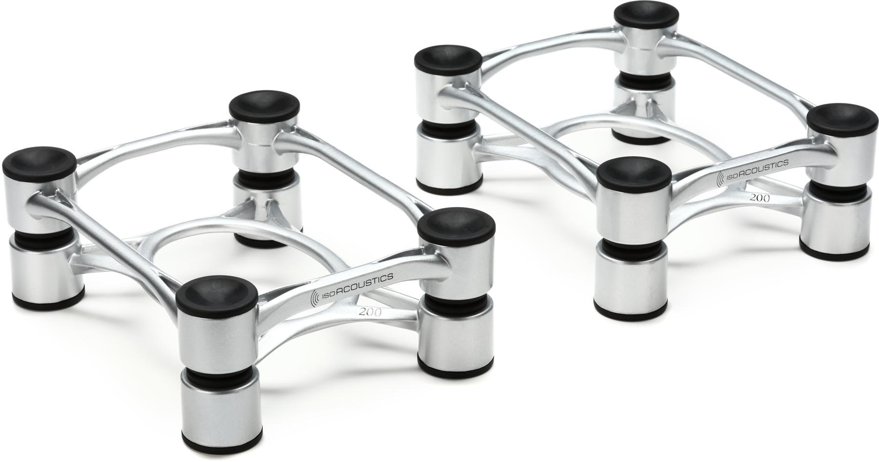 IsoAcoustics Aperta Speaker Isolation Stands - Premium Studio Monitor Isolation Pads for Enhanced Audio Clarity - Perfect for Home Studios, Recording Studios, and Audiophile Setups
