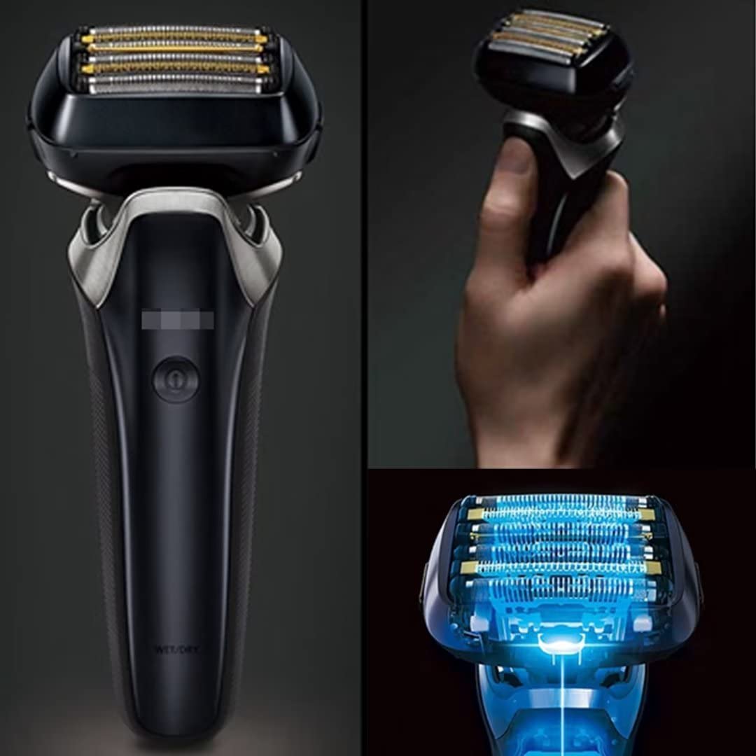 BLUE ELF Replacement Outer Foil & Cutter Set for Panasonic ES9600/ES-LV6A LAMDASH 6-Blade Shaver - Compatible with Panasonic Men's Electric Shavers - Perfect for Travel, Daily Grooming & Sensitive Skin Shaving