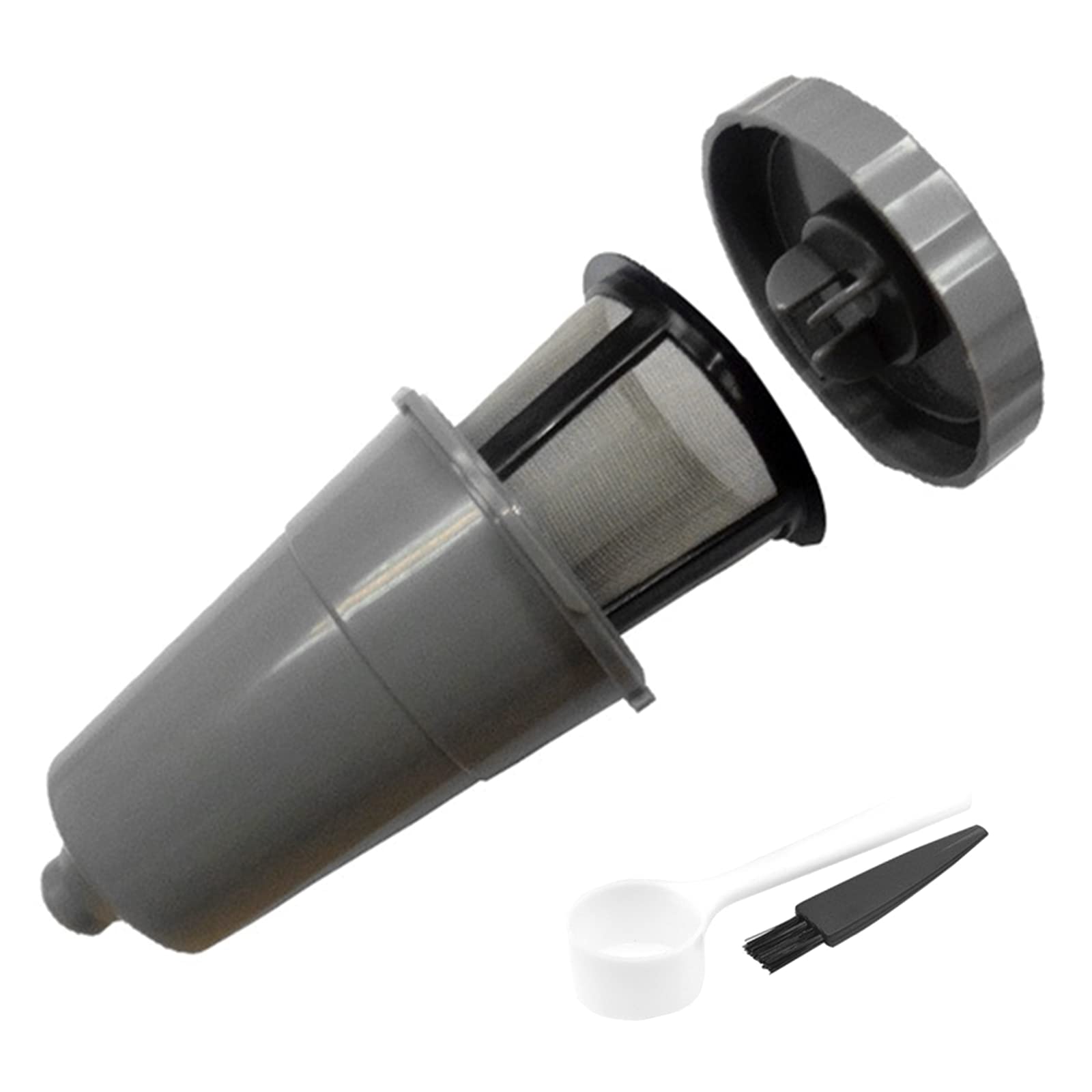 IMIKE Universal Reusable Ground Coffee Filter for Keurig Coffee Makers - Eco-Friendly Mesh Basket for Brewing Fresh Gourmet Coffee at Home or Office | Compatible with Most Keurig Single Serve Brewers