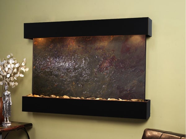 Adagio Sunrise Springs Square Blackened Copper Multi-Color Featherstone SSS1514 - Perfect for Home Décor, Bathroom Accents & Gift Giving