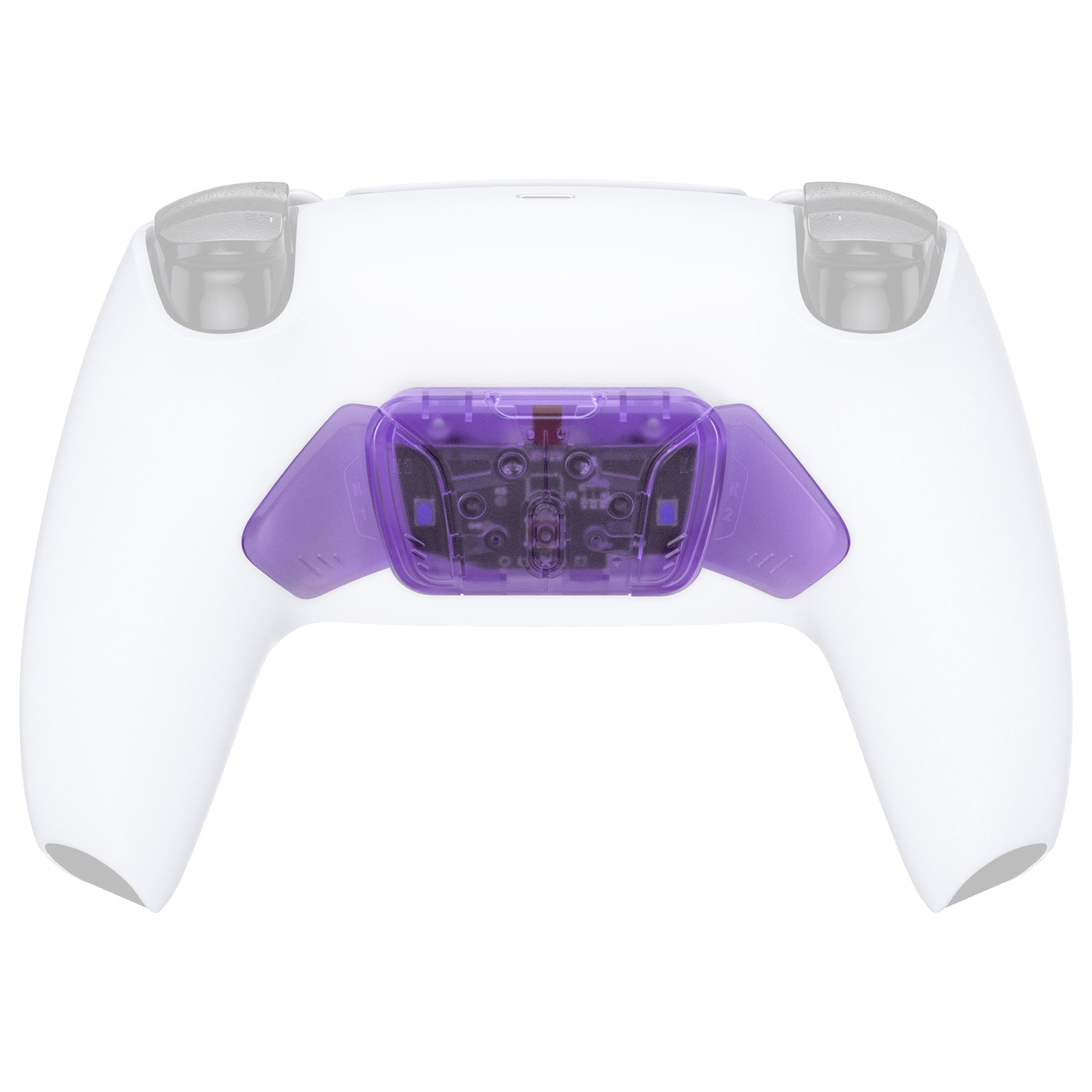 eXtremeRate RISE to RISE4 Conversion Kit - Clear Atomic Purple Back Buttons Housing & Remap PCB Board for PS5 Controller | Compatible with K1 K2 K3 K4 Models | DIY Gaming Accessory for Enhanced Controller Customization (VPFM5004P) | Perfect for Competitive Gaming & Professional Esports Players