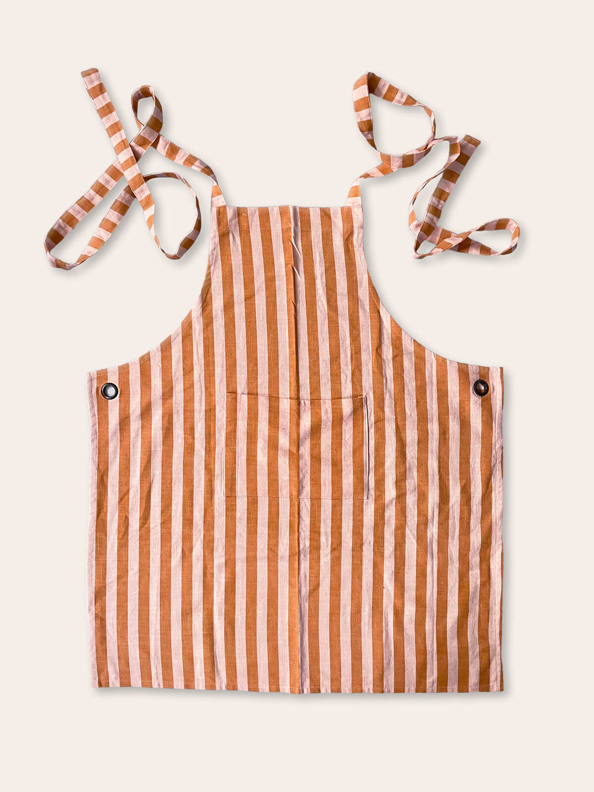 Jaipur Stripe Apron - Stylish Pink City Cotton Kitchen Apron for Cooking, Baking & BBQ - Perfect for Chefs, Home Cooks & Outdoor Grilling