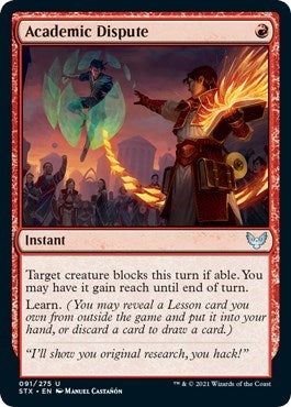 Strixhaven: School of Mages - Academic Dispute Magic: The Gathering Card | Collectible Trading Card Game for MTG Players & Fans | Perfect for Deck Building & Competitive Play