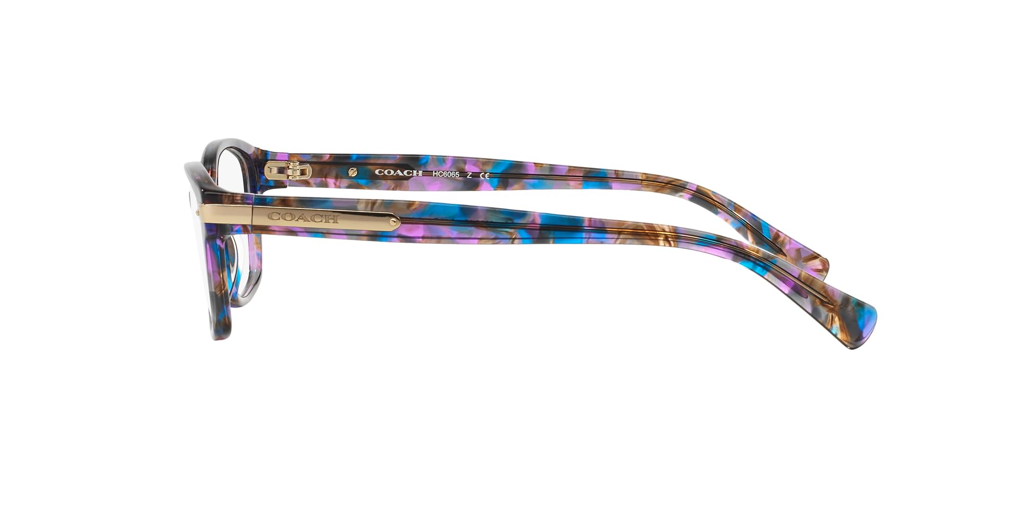 Coach Women's HC6065 Rectangular Prescription Glasses Frames – Stylish & Lightweight for Work, Reading & Everyday Wear