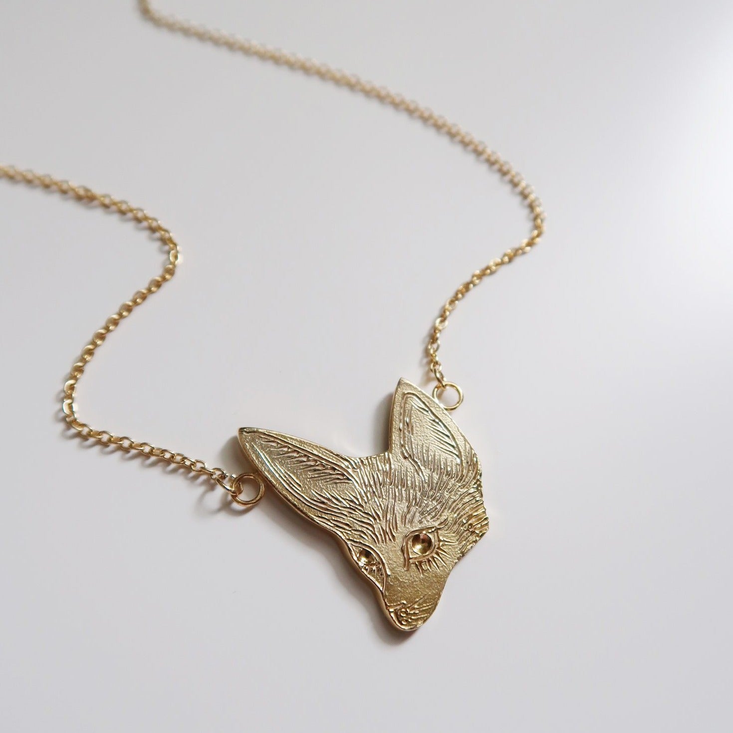 Fennec Fox Necklace - Cute Animal Jewelry for Women - Perfect Gift for Nature Lovers & Fox Enthusiasts - Great for Everyday Wear, Date Nights & Special Occasions