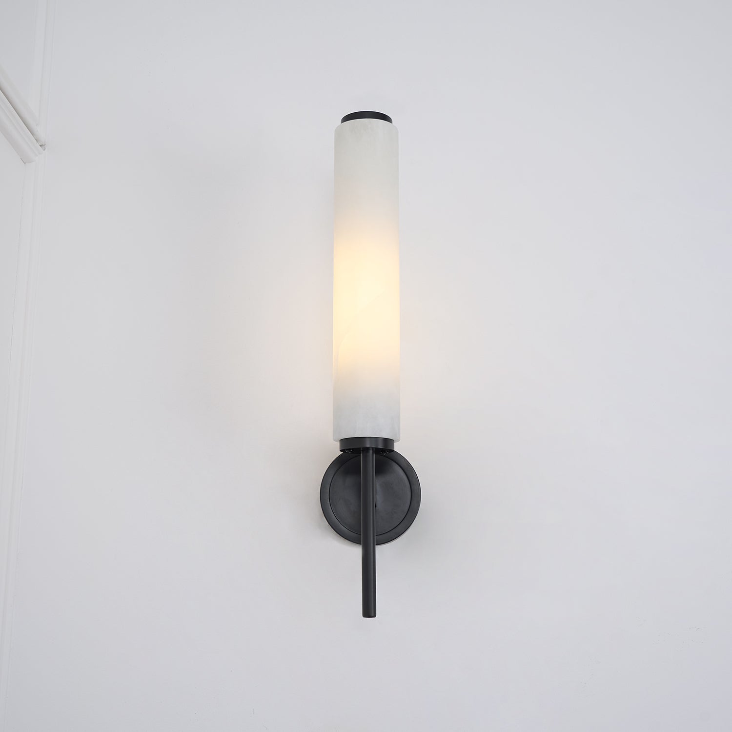 Brindisi Wall Sconce Light Fixture - Modern Plug-in Wall Lamp for Living Room, Bedroom, or Hallway - Adjustable Swing Arm with On/Off Switch - Perfect for Ambient Lighting and Home Decor