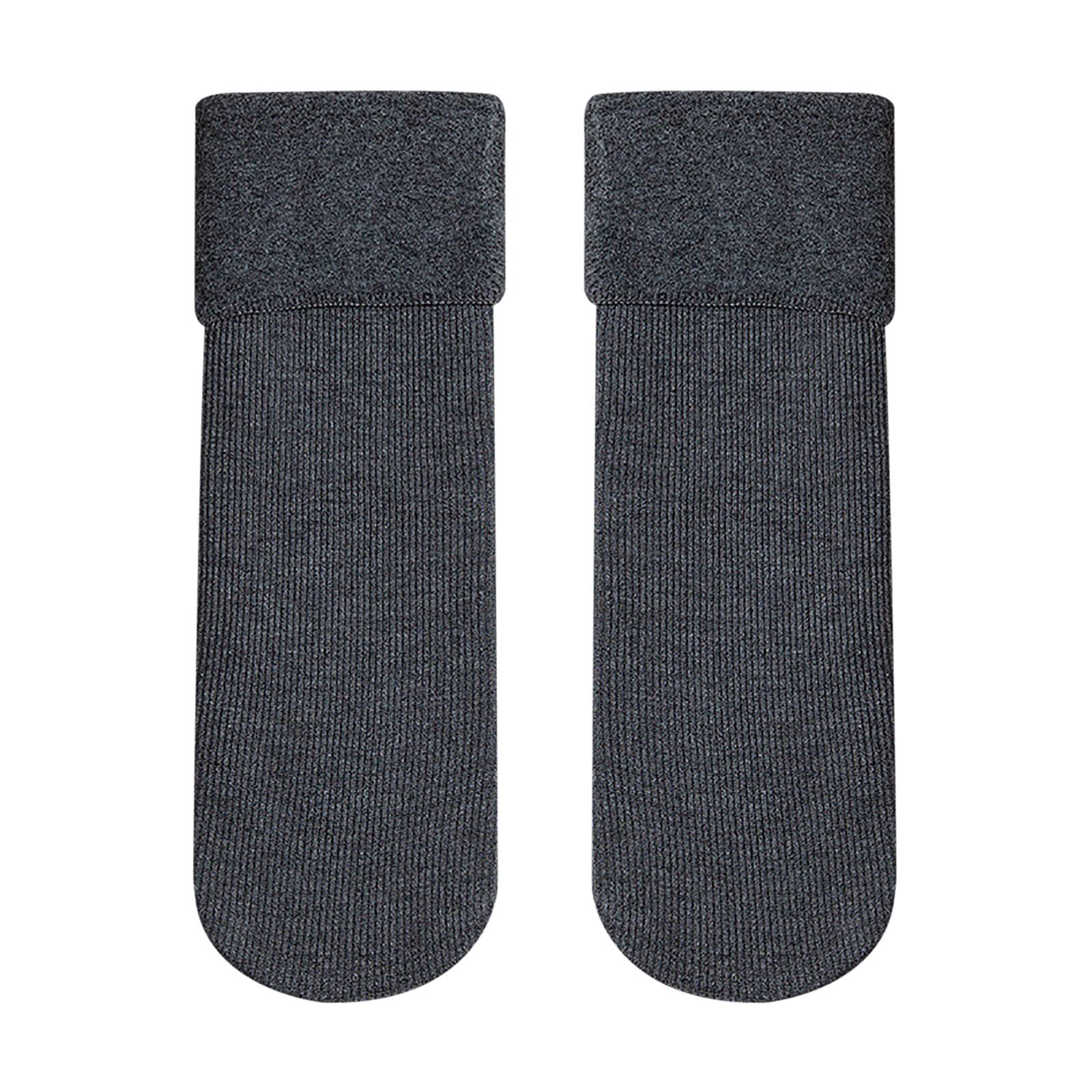 Women's Winter Warm Snow Socks - Velvet Padded Mid-Tube Cotton Socks for Outdoor & Home