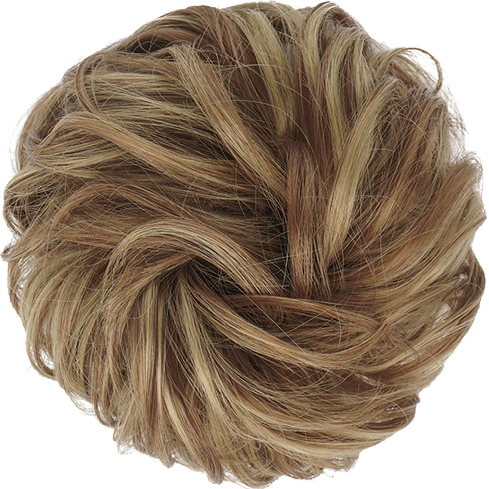 Large Curly Hair Bun Scrunchie Extension - Perfect for Ponytails, Updos & Everyday Hairstyles