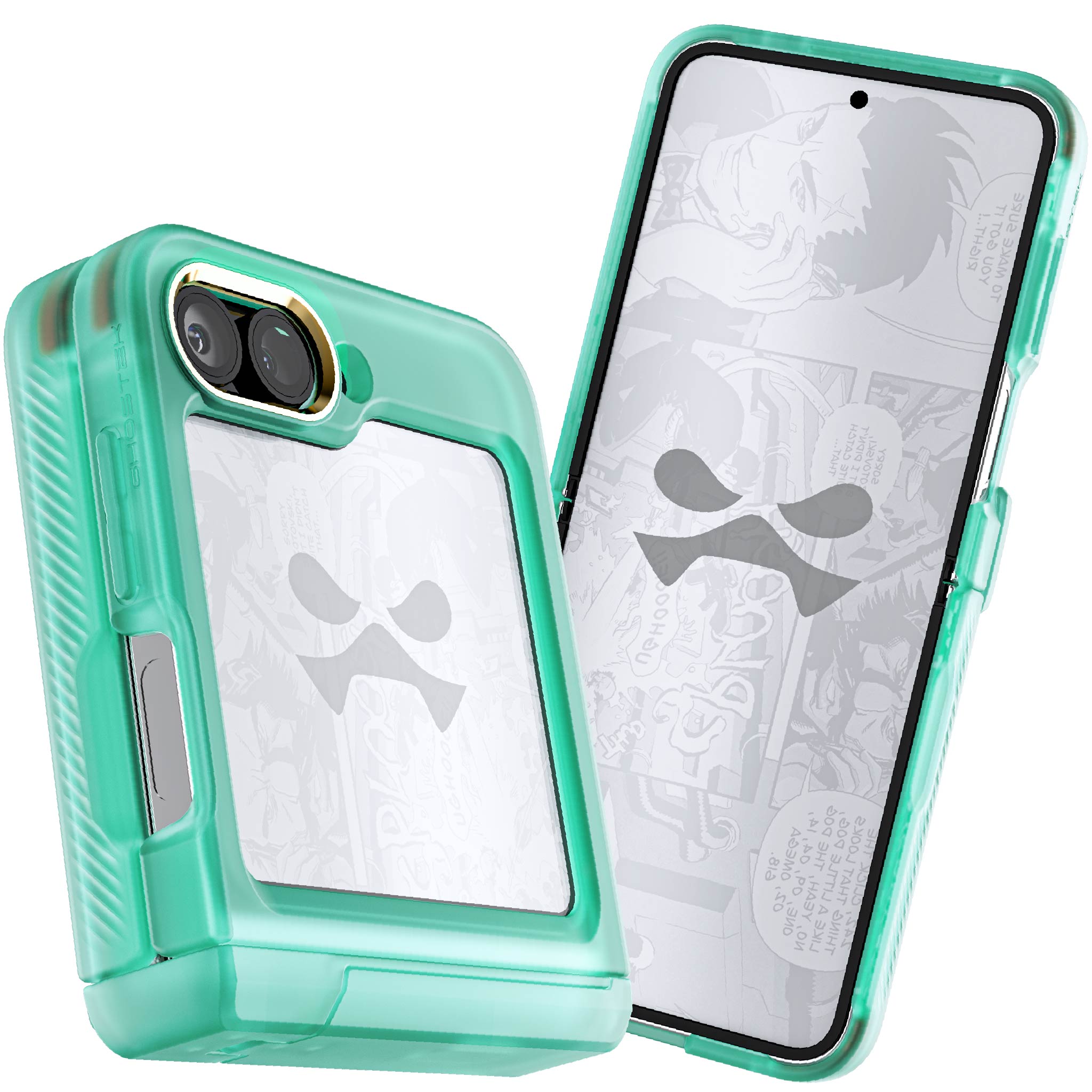 Samsung Galaxy Z Flip 6 Clear Shockproof Protective Case - Slim Fit, Anti-Scratch, Military-Grade Drop Protection - Perfect for Everyday Use, Travel & Outdoor Activities