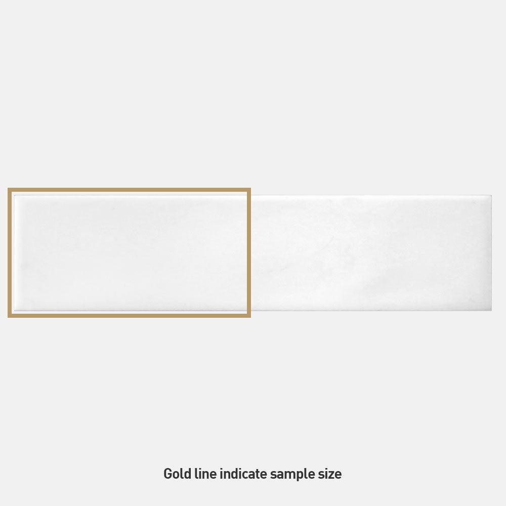 Metro White Wave 68x280 Matte Subway Tile - Premium Ceramic Wall Tile for Kitchen Backsplash, Bathroom & Shower - Easy to Clean, Waterproof & Durable