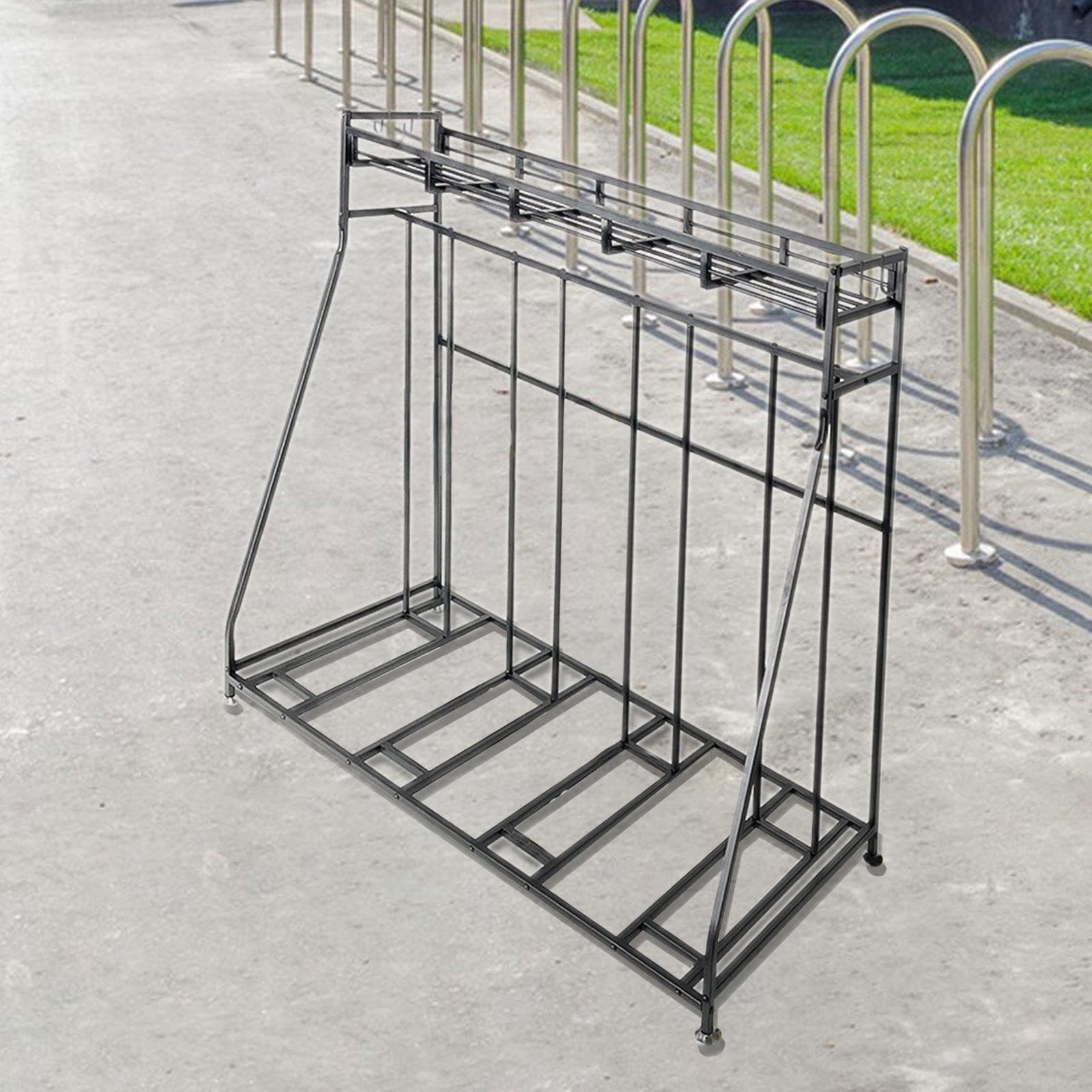 Kowaku Bike Parking Stand - Heavy Duty Bicycle Floor Stand for Garage Storage, Indoor/Outdoor Bike Rack - Perfect for Home, Apartment, and Bike Shop Organization
