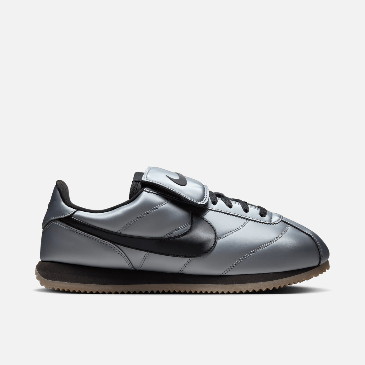 Nike Cortez Leather SE Metallic Cool Grey Sneakers - Classic Retro Running Shoes for Men & Women | Perfect for Casual Wear, Gym, and Street Style
