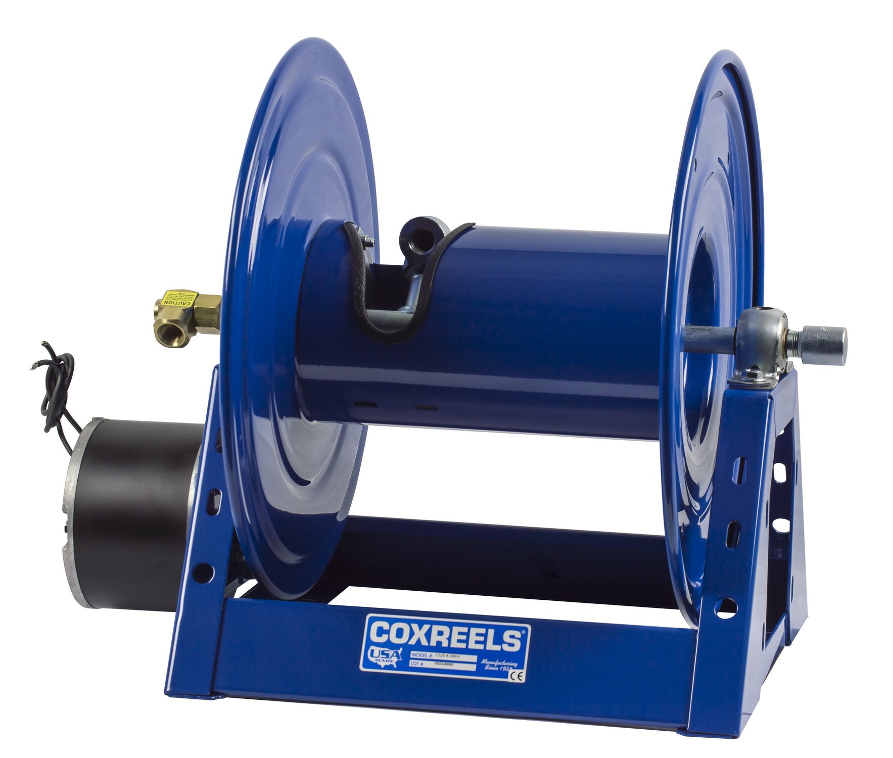 **Coxreels 1125-4-450-EA Electric 115V Explosion Proof 1/2HP Motor Rewind Hose Reel – 1/2
