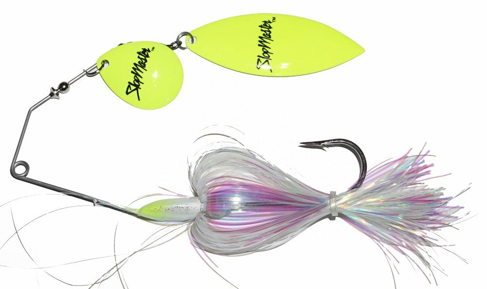 Buchertail 871 Slopmaster Tinsel Spinnerbait - Premium Fishing Lure for Bass, Pike & Walleye - Ideal for Freshwater & Saltwater Fishing