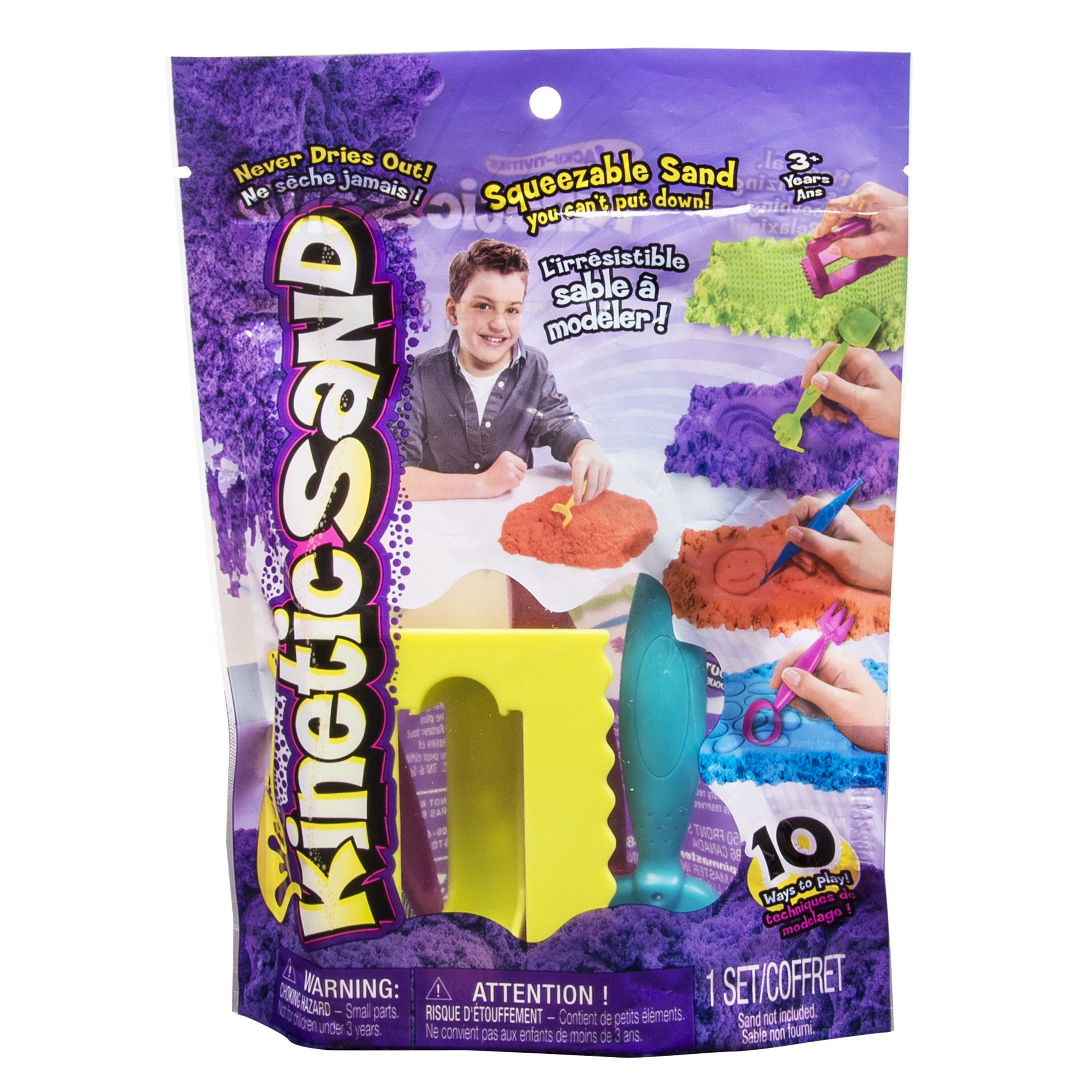Kinetic Sand Accessory Tool Set - 12-Piece Molding & Sculpting Kit for Kids Sensory Play - Perfect for Sandbox, Classroom & Stress Relief Activities
