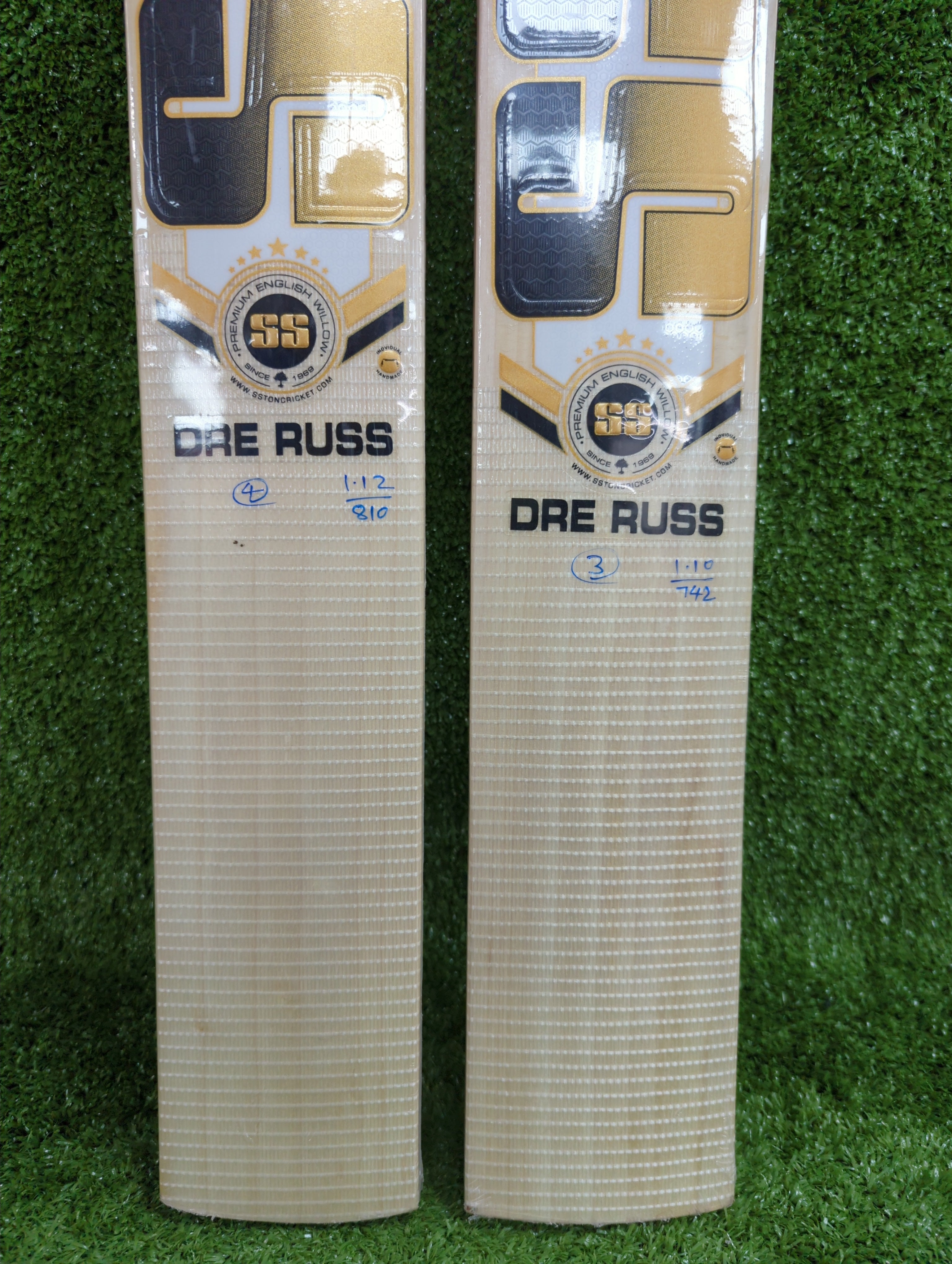 SS Dre Russ Players Colt Junior/Youth English Willow Cricket Bat - Perfect for Youth Cricket Training & Matches
