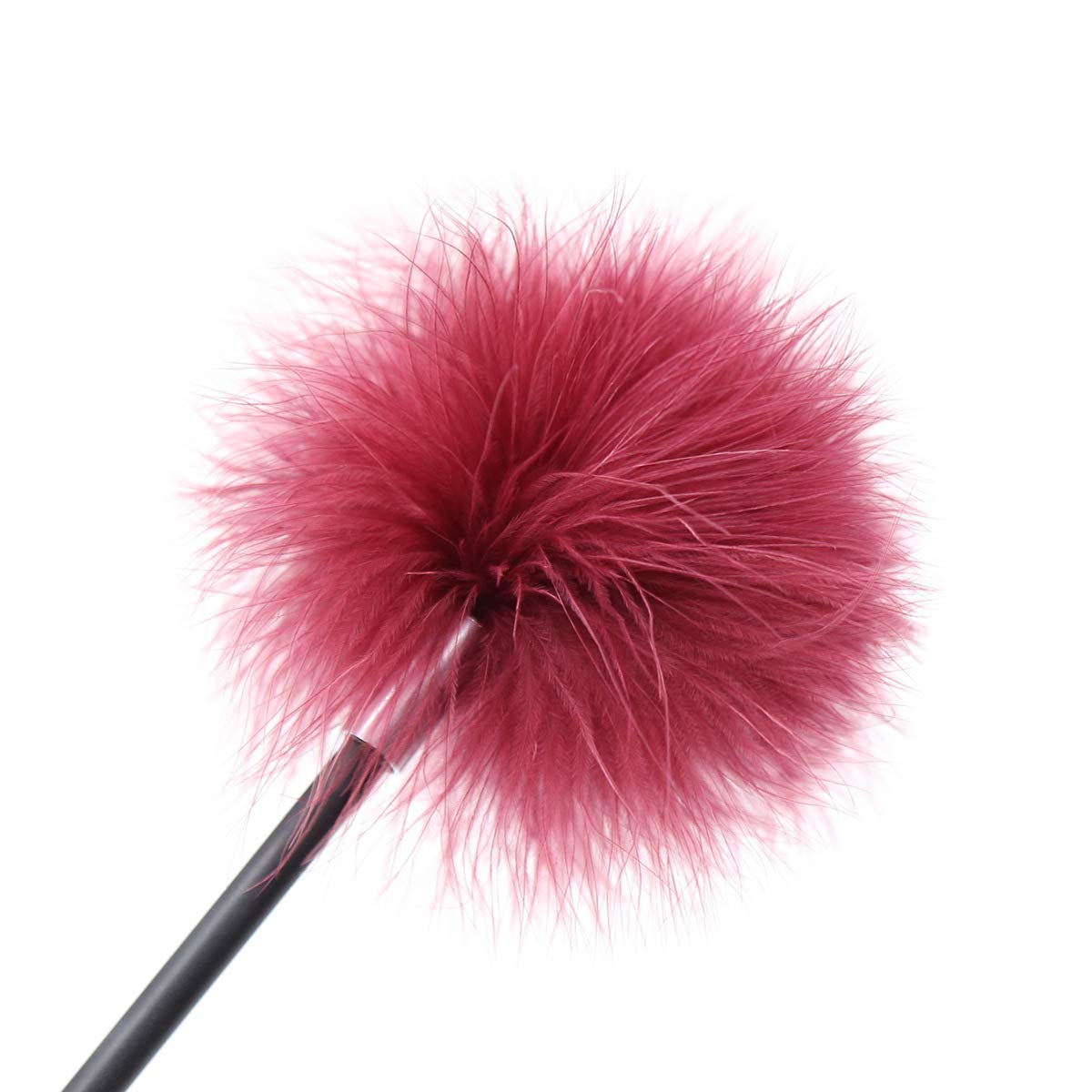 BDSM Tickler & Spanking Paddle for Adults - Sensual Flogger & Sex Whip for Couples Play - Red Adult Toy for Women & Men - Perfect for Bedroom Bondage, Roleplay & Sensual Exploration