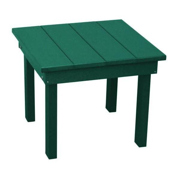 A & L Furniture Poly Hampton End Table - Stylish Side Table for Living Room, Bedroom, or Office - Perfect for Holding Lamps, Books, and Decor