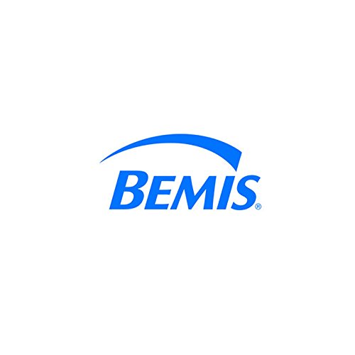 BEMIS MA2050T Open Front Toilet Seat with Safety Arms - Durable White Plastic Round Toilet Seat for Elderly & Disabled - Ideal for Assisted Living & Home Care Bathrooms