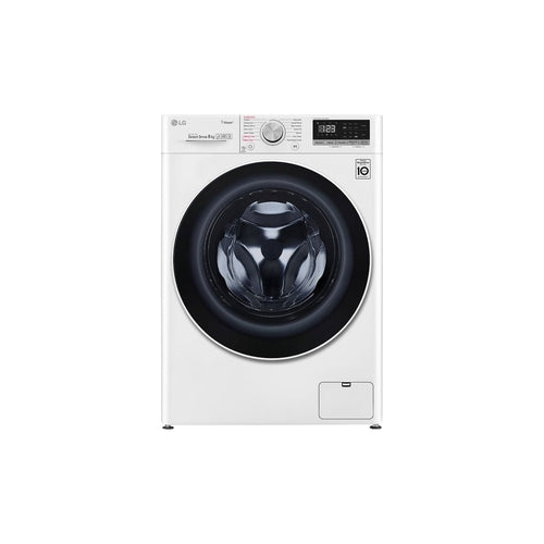 LG 8kg Front Load Washing Machine with Steam WV5 1408W - Energy Efficient Laundry Solution for Small Spaces & Apartments | Perfect for Families & Eco-Friendly Homes