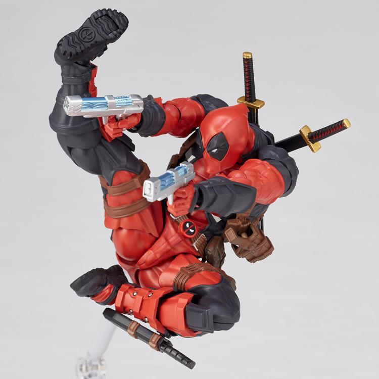 Amazing Yamaguchi Revoltech Deadpool 2.0 Action Figure No. 025 - Highly Articulated Collectible for Marvel Fans & Display