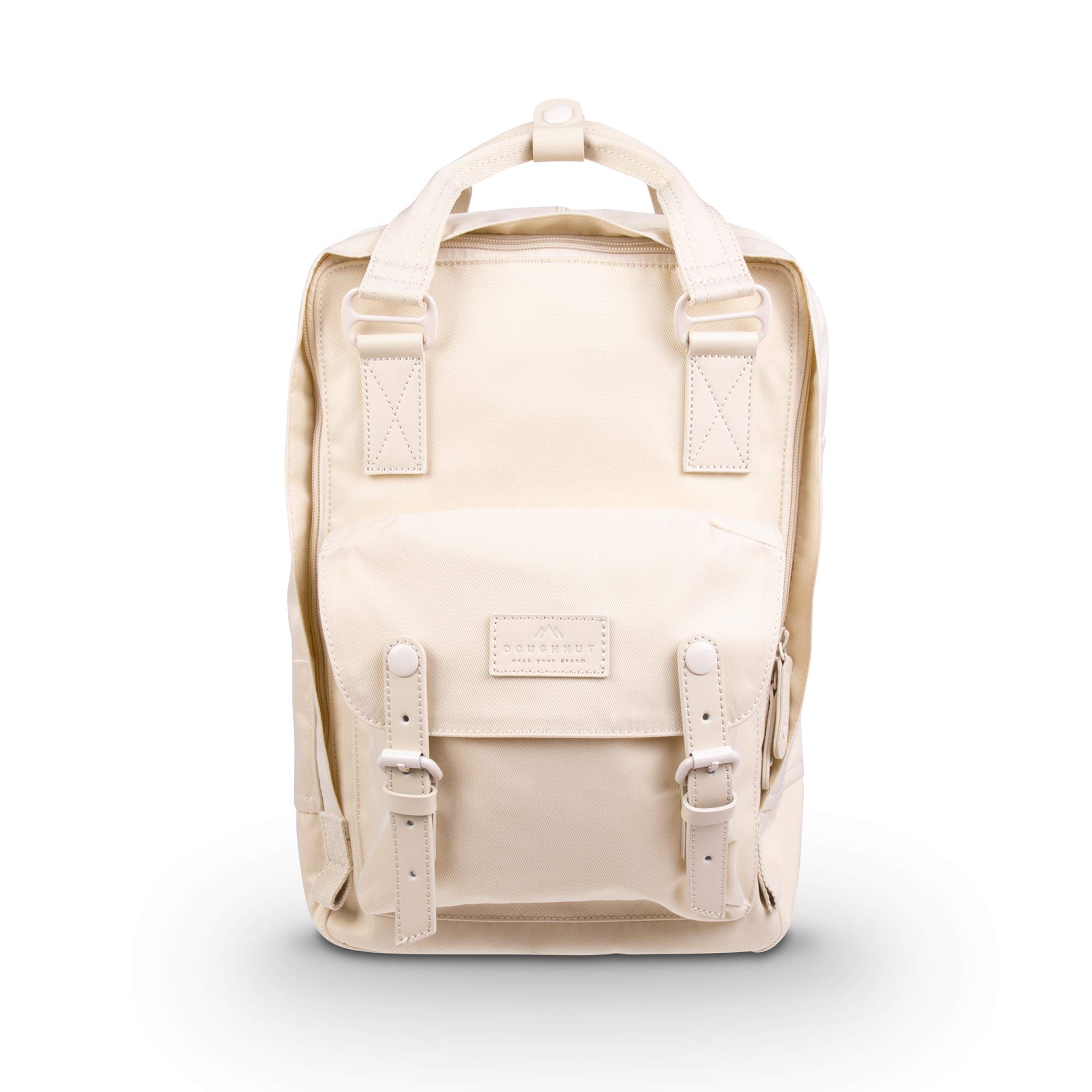 16L Lightweight Doughnut Macaroon Backpack for Women - Pale Series Travel Daypack, School Bag & Commuter Backpack (Hazy) - Perfect for College, Work & Casual Outings