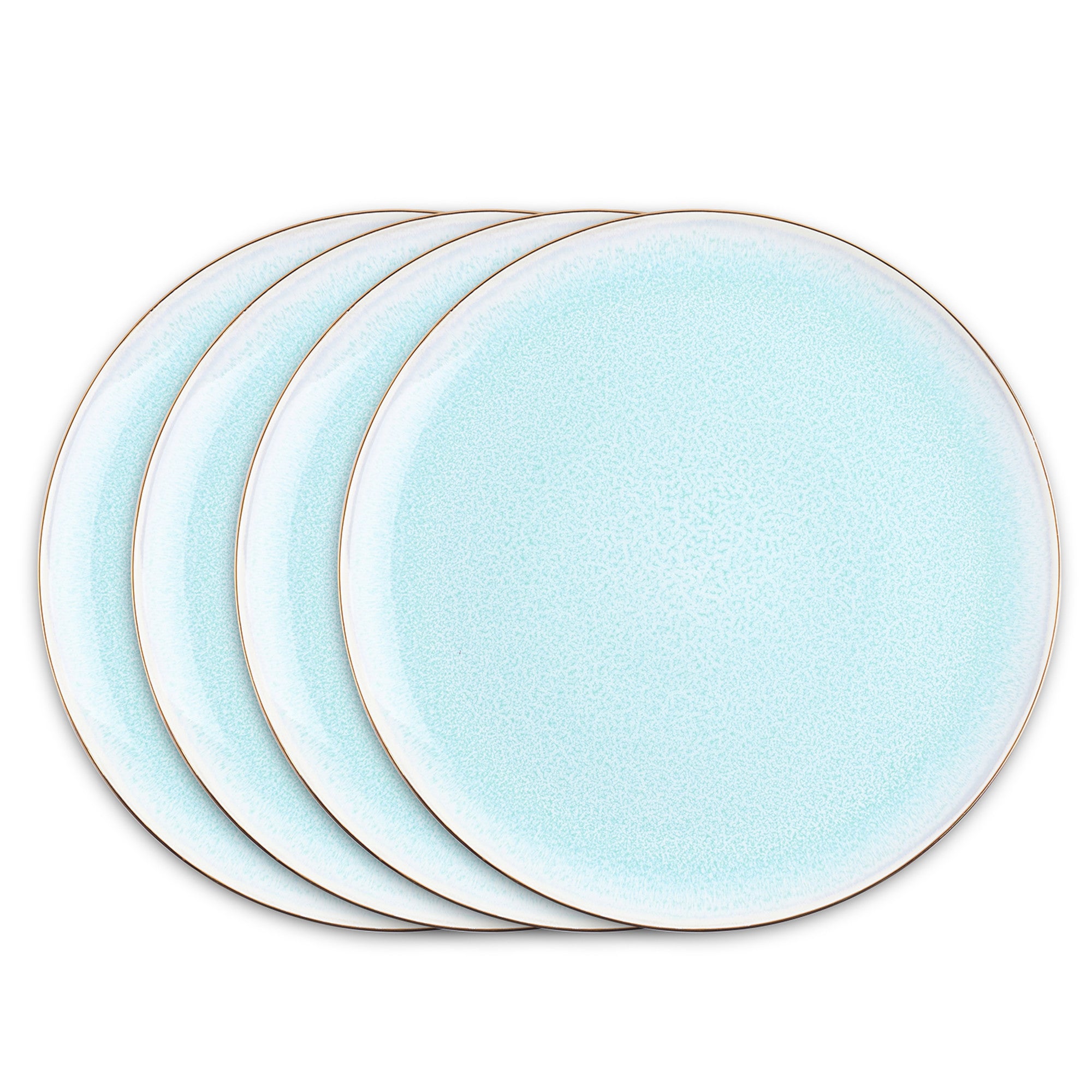 Josephine Porcelain Dinner Plate Set - Elegant Mint Green Fine China for Formal Dining & Special Occasions