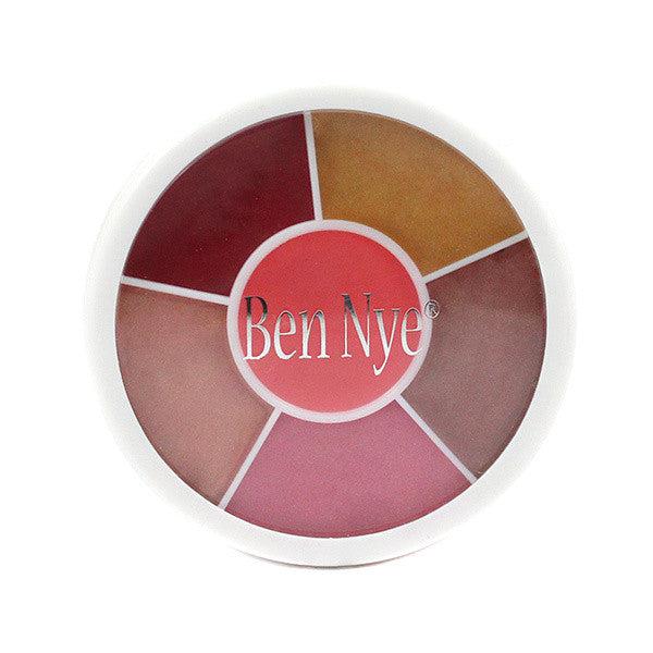 Ben Nye Professional Lip Gloss Wheel - 6 Vibrant Shades for Luscious Lips | Perfect for Makeup Artists & Beauty Enthusiasts | Ideal for Photo Shoots, Bridal Makeup & Special Occasions