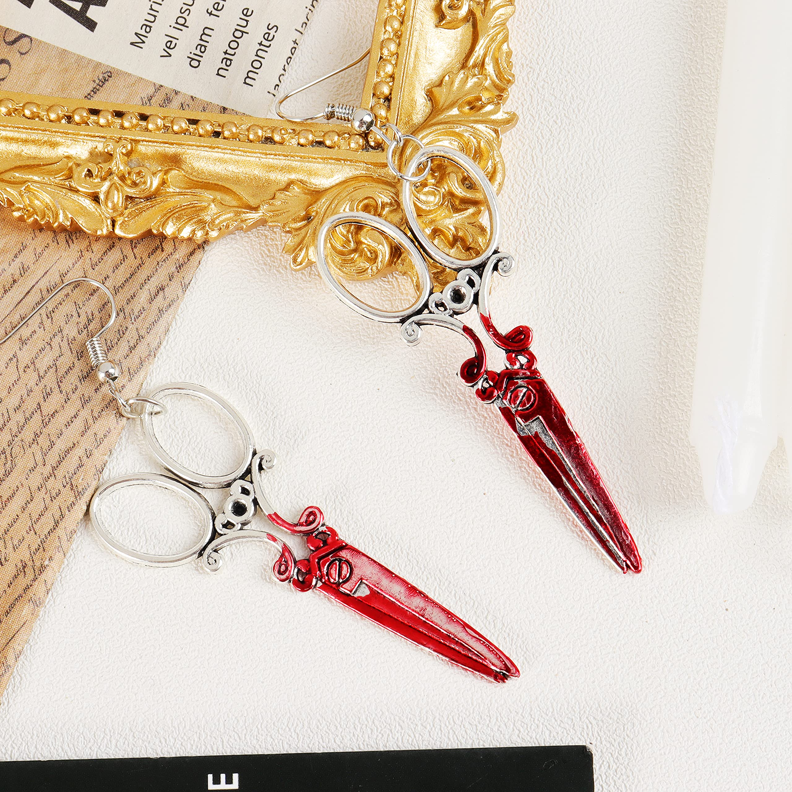 Gothic Sword Dangle Earrings for Women - Unique Punk Jewelry Gift for Goth Lovers - Perfect for Halloween, Cosplay, and Alternative Fashion