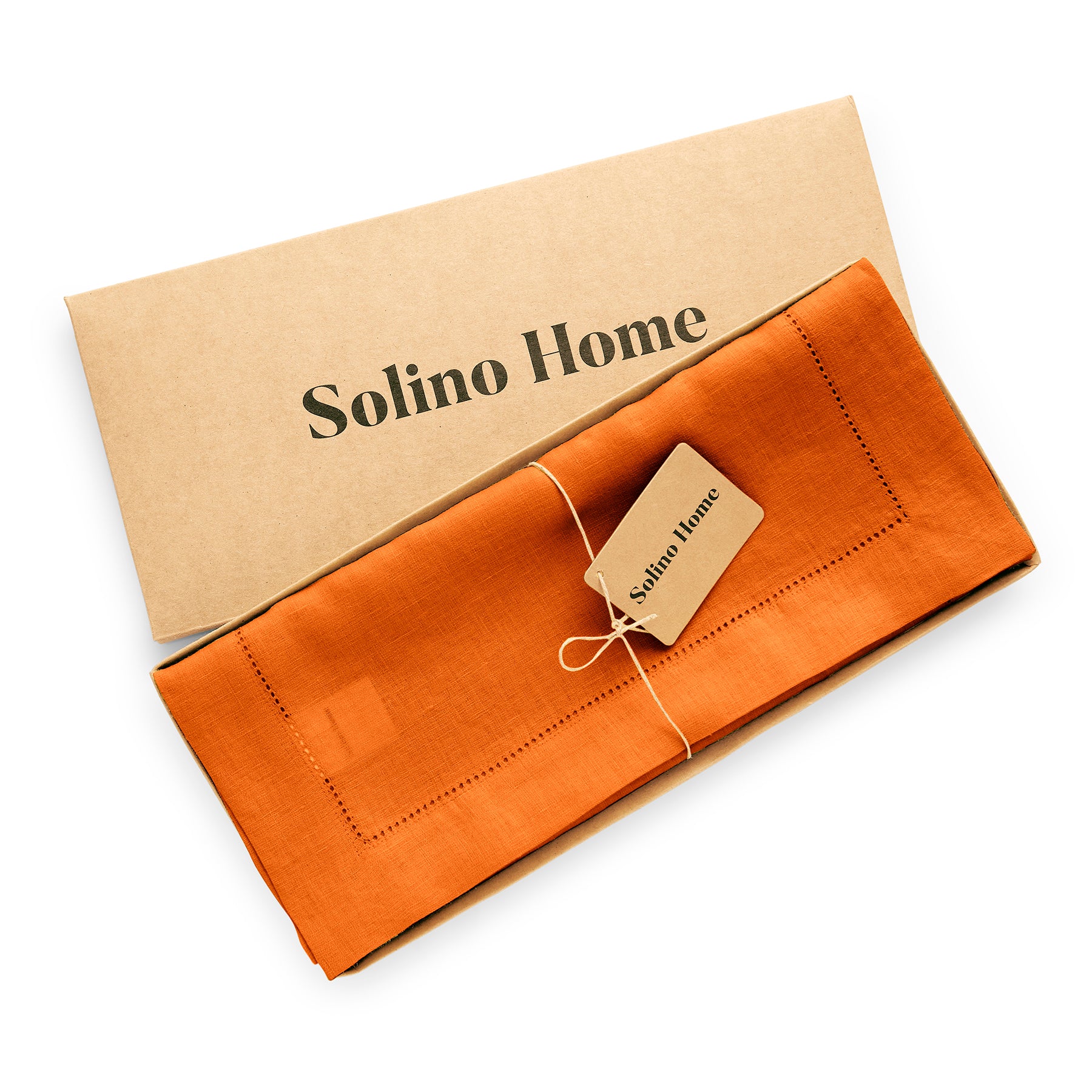 Sonoma Hemstitch Table Runner - Elegant Linen Table Decor for Dining & Special Occasions | Perfect for Weddings, Holidays & Home Decor