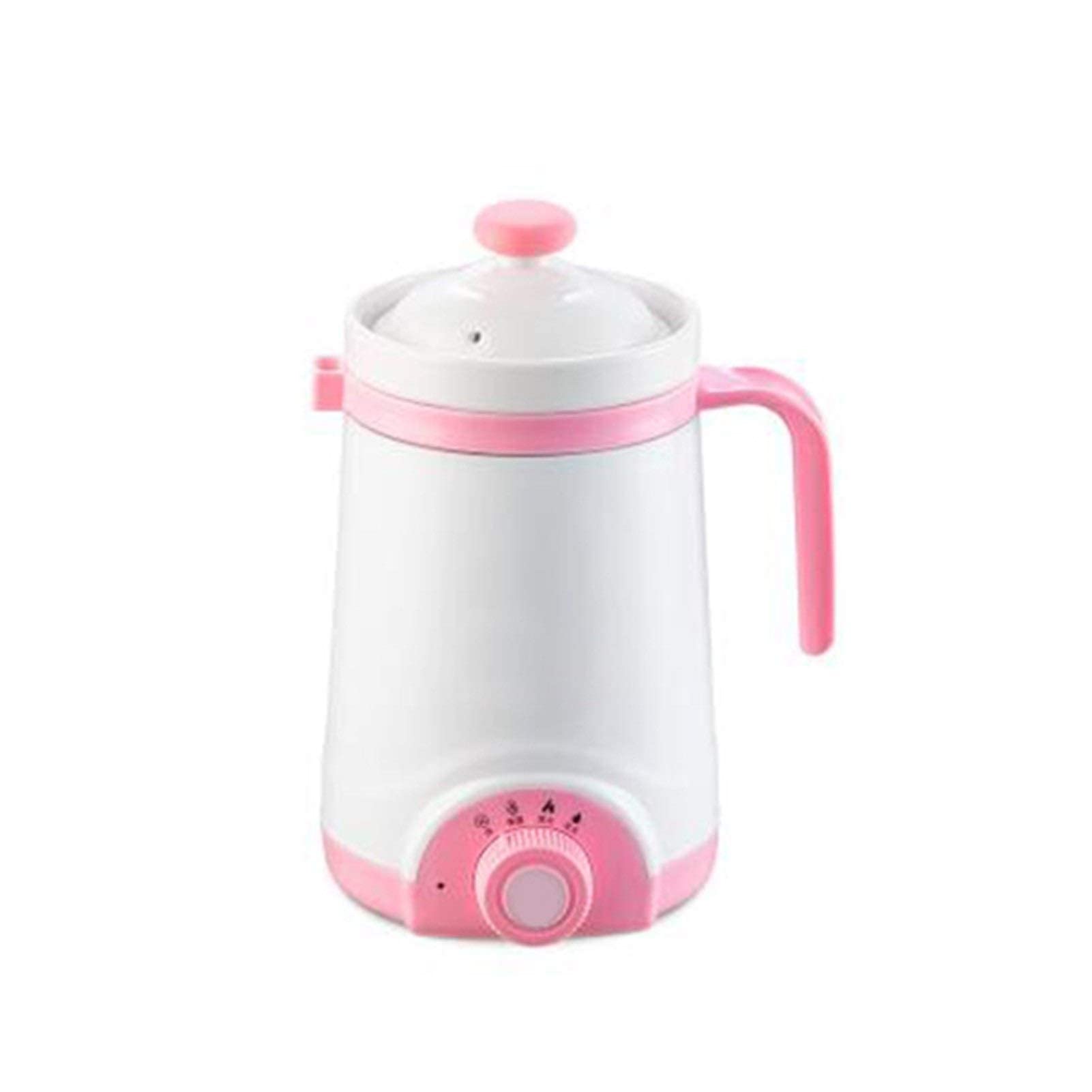 ZYBW Mini Automatic Electric Kettle - 1.5L Ceramic Boiler for Tea, Coffee, Soup & Milk Warmer | Fast Heating & Keep Warm Function | Perfect for Home, Office & Travel (Light Gray)