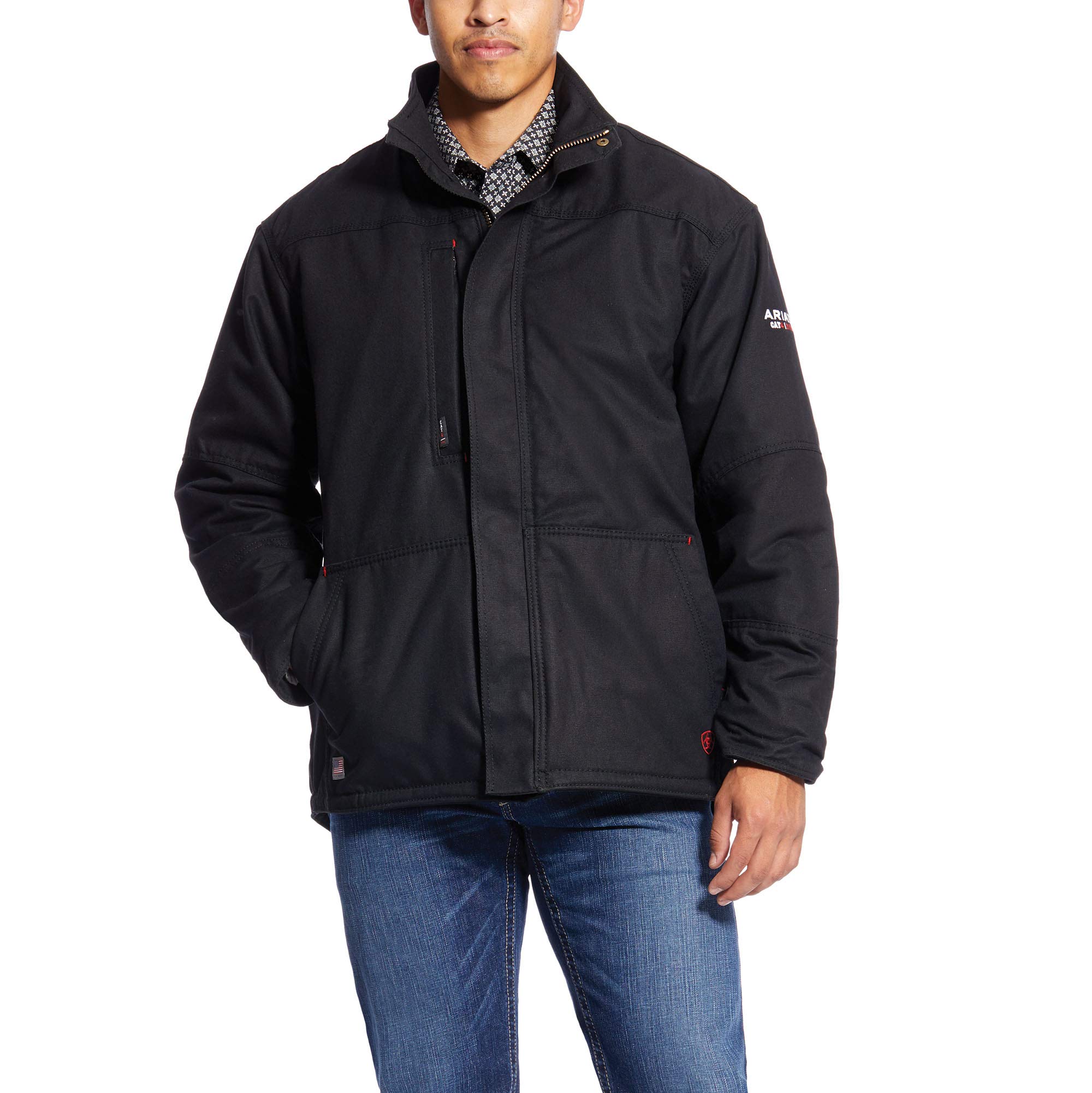 Ariat Men's FR Workhorse Insulated Jacket - Flame Resistant Winter Work Jacket for Construction & Outdoor Jobs