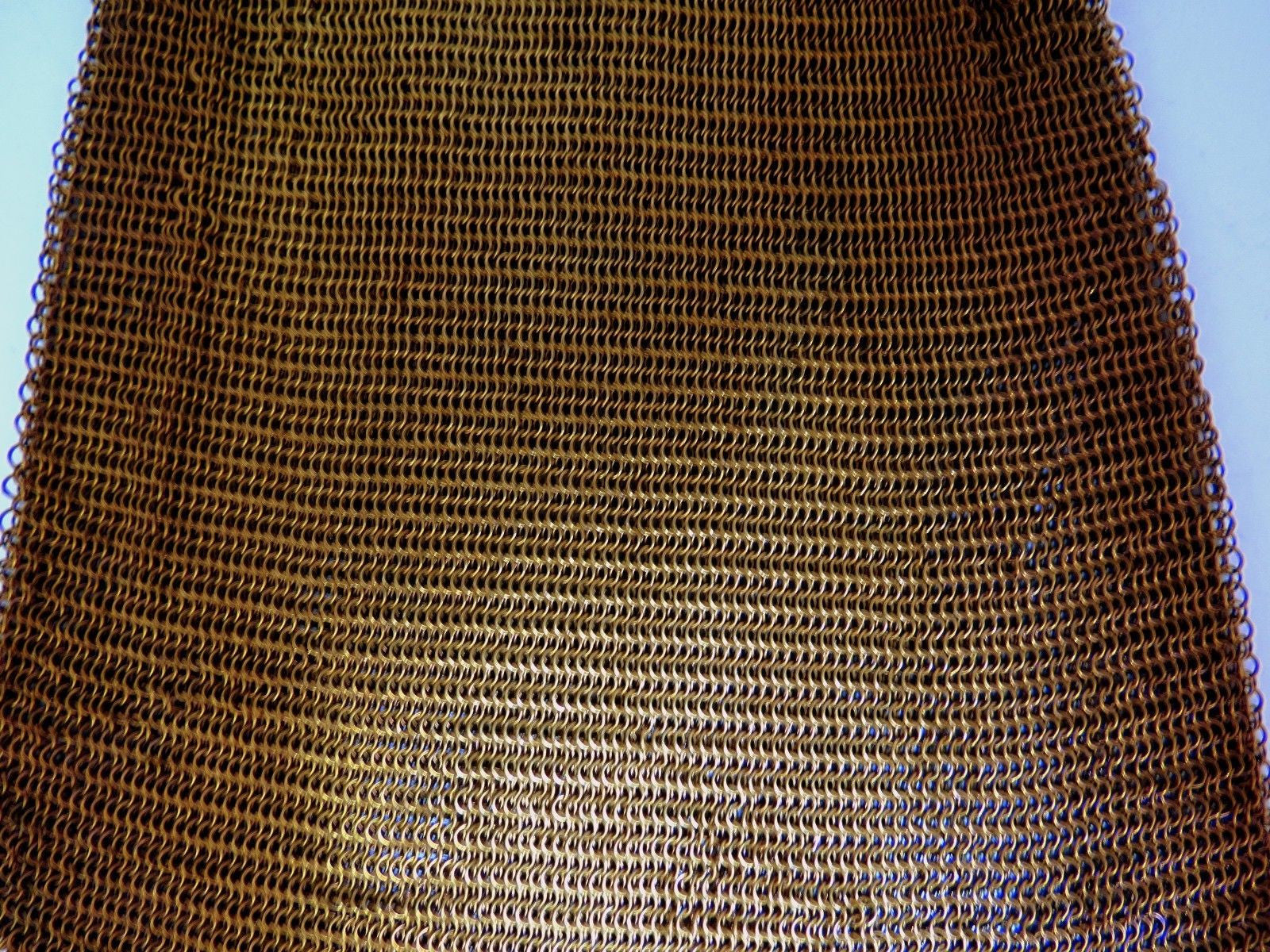 14K Gold Vintage Ladies Purse with 1.00ct Sapphire & Diamonds - Flexible Mesh Strap Handle - Elegant Evening Bag for Parties, Weddings & Special Occasions