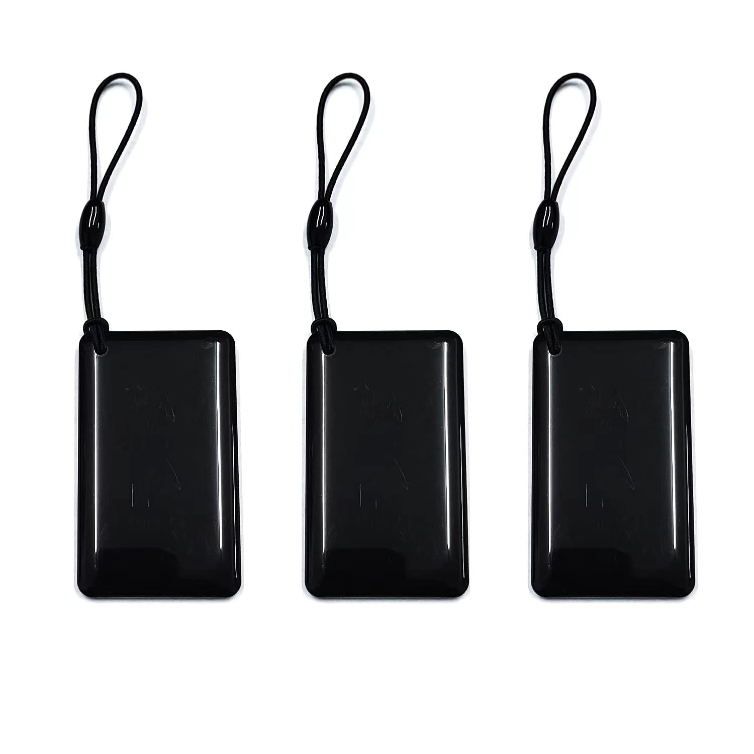 IC Card Fob Lock Door - Smart TTLock Key with RFID Cards (13.56Mhz Keyfob) - 3 Pack Black - Perfect for Hotel, Office & Home Security Access Control