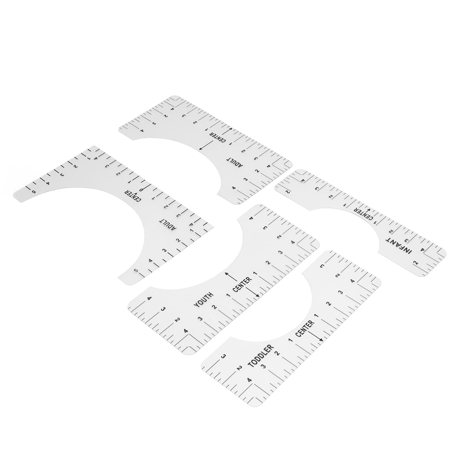 Alignment Guide Ruler - Portable PVC Sewing Ruler for Shirts & Clothing - Perfect for Tailoring, Quilting & DIY Sewing Projects at Home