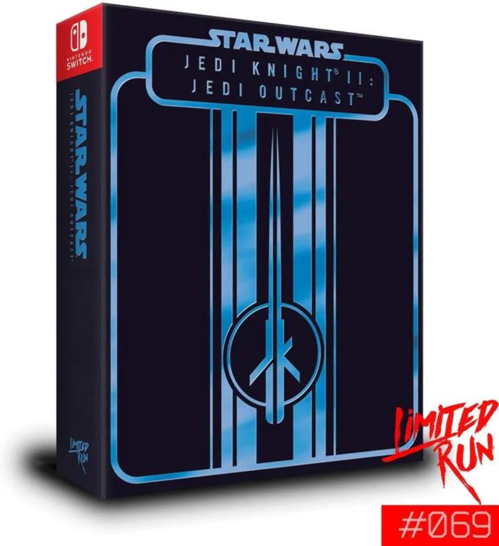Star Wars Jedi Knight II Jedi Outcast Premium Edition - Nintendo Switch Limited Run #69 Collector's Edition | Rare Video Game for Fans & Collectors | Perfect for Gaming Nights & Star Wars Memorabilia Displays