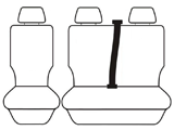 Custom Fit Canvas Front Seat Covers for Renault Trafic L2H1 MY11 Van (2011 Onwards) - Durable Protection for Work Vans & Commercial Vehicles