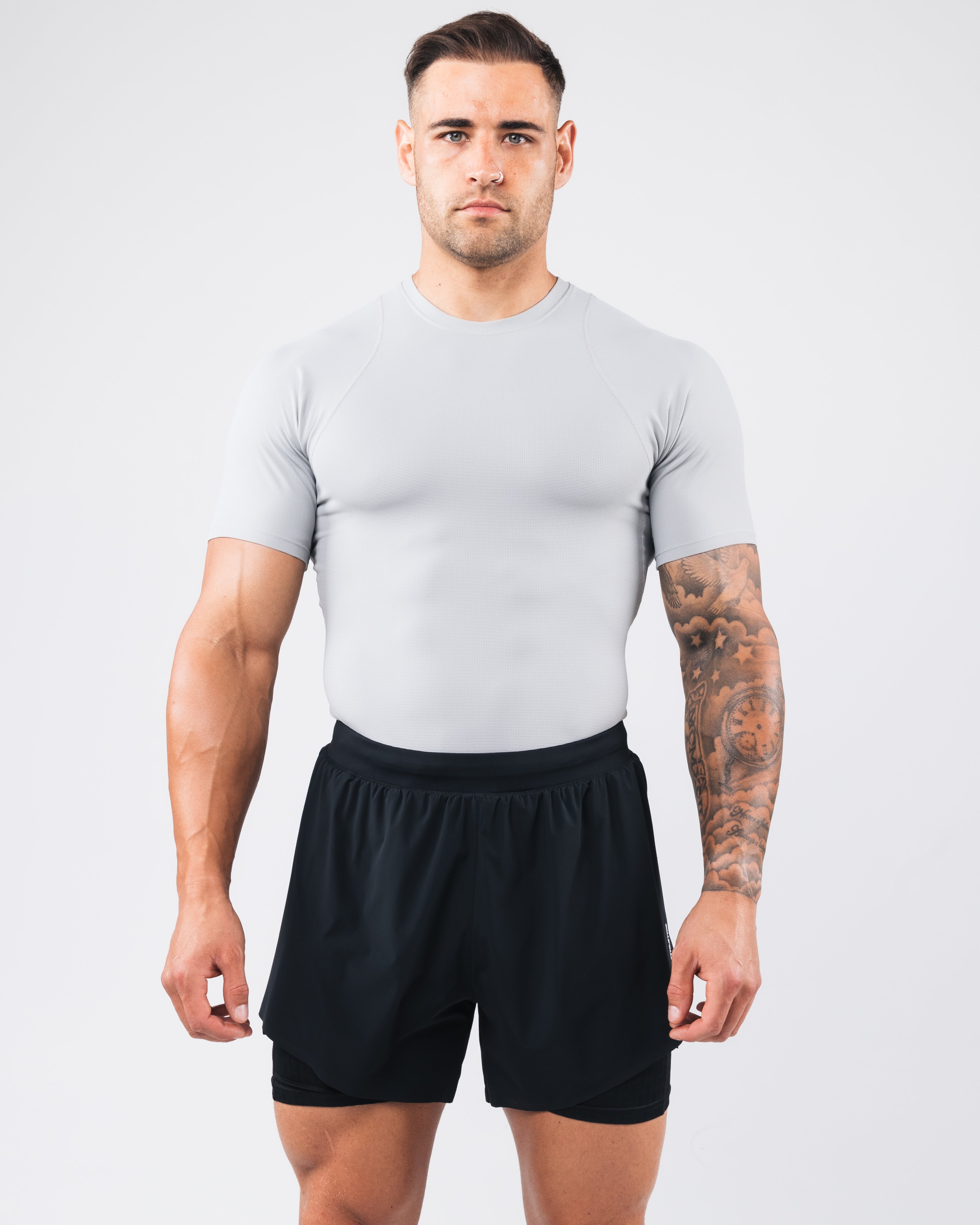 High-Performance Power Short Sleeve Shirt - Moisture Wicking & Breathable Activewear for Men & Women - Perfect for Gym, Running & Outdoor Sports
