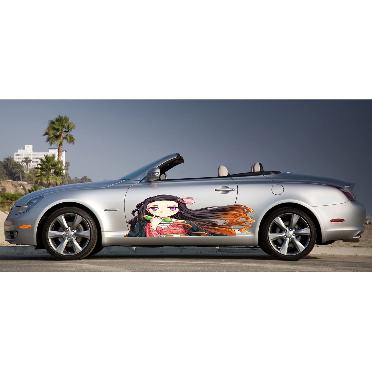 Anime Girl Car Vinyl Wrap Decal - 20x60 Inch Sexy Anime Side Graphics Sticker for Cars, Trucks & Vehicles - Perfect for JDM, Tuner & Anime Fan Rides