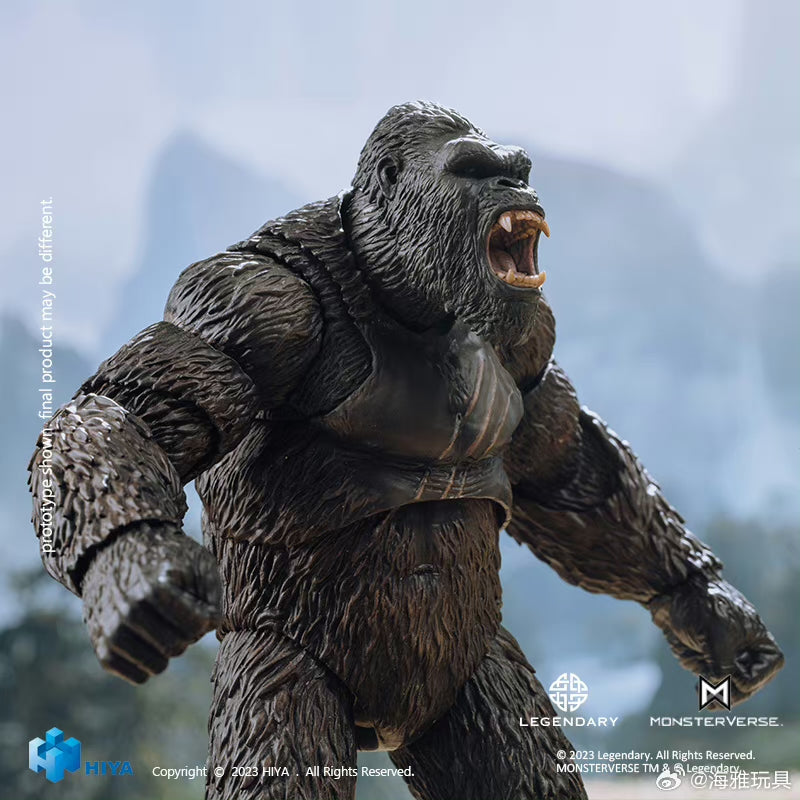 HIYA 6-inch 15cm Kong Skull Island Action Figure - Exquisite Basic Series Reissue | Collectible Movie Toy for Display & Play