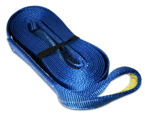 Bulldog Winch Tree Saver Strap - 3 Inch x 30 Feet Heavy Duty Recovery Strap for Off-Road Vehicles & Truck Winching - Perfect for Jeep, ATV, and 4x4 Recovery Operations